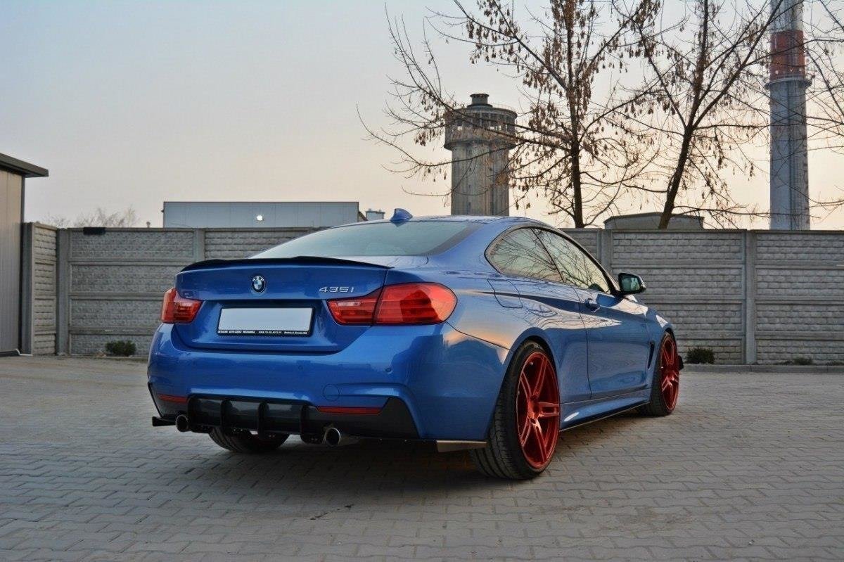 Maxton Design Spoiler CAP für BMW 4er F32 schwarz Hochglanz