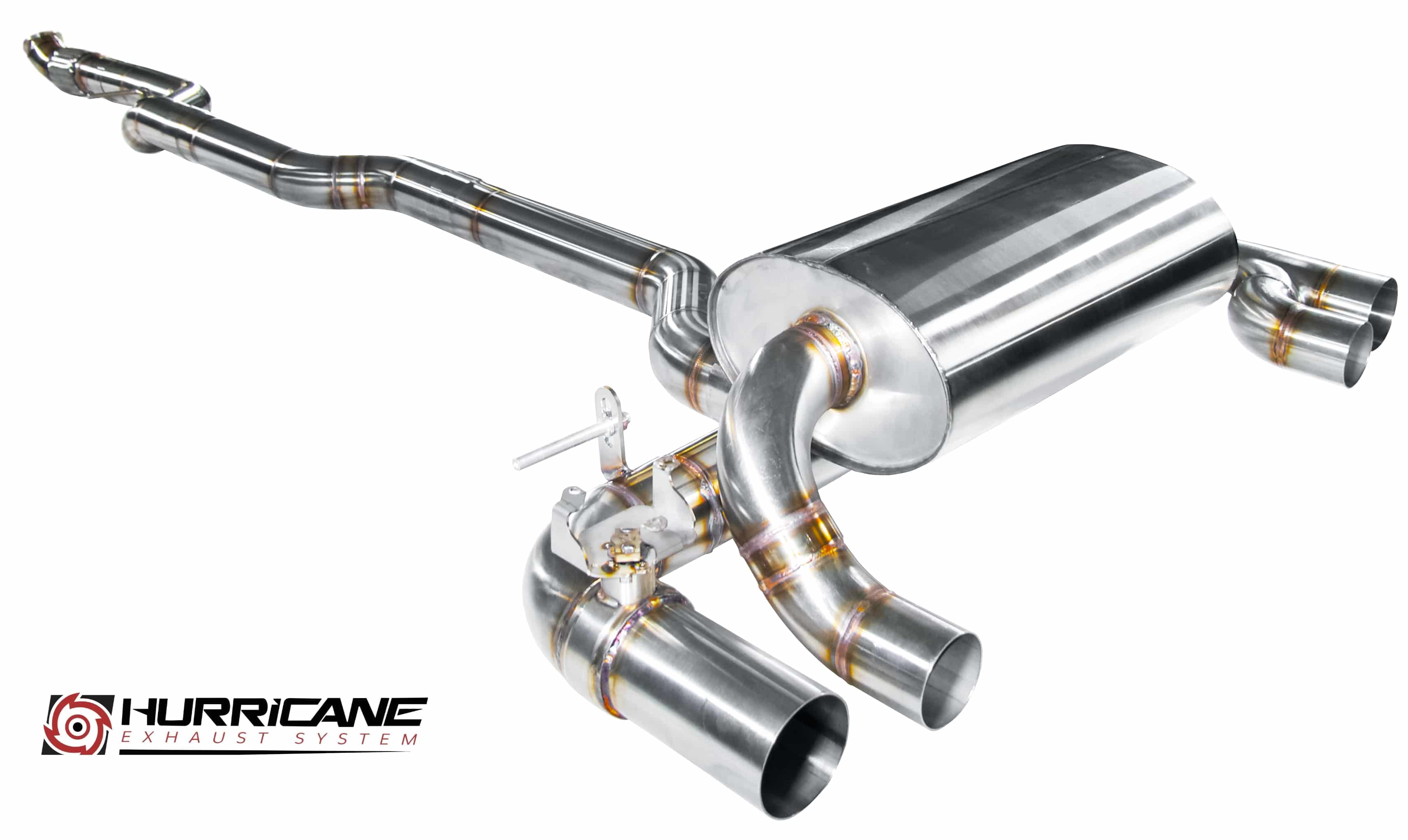 Hurricane 3,5" Auspuffanlage für BMW F87 M2 N55 370PS Hurricane 3,5" Auspuffanlage für BMW F87 M2 N55 370PS