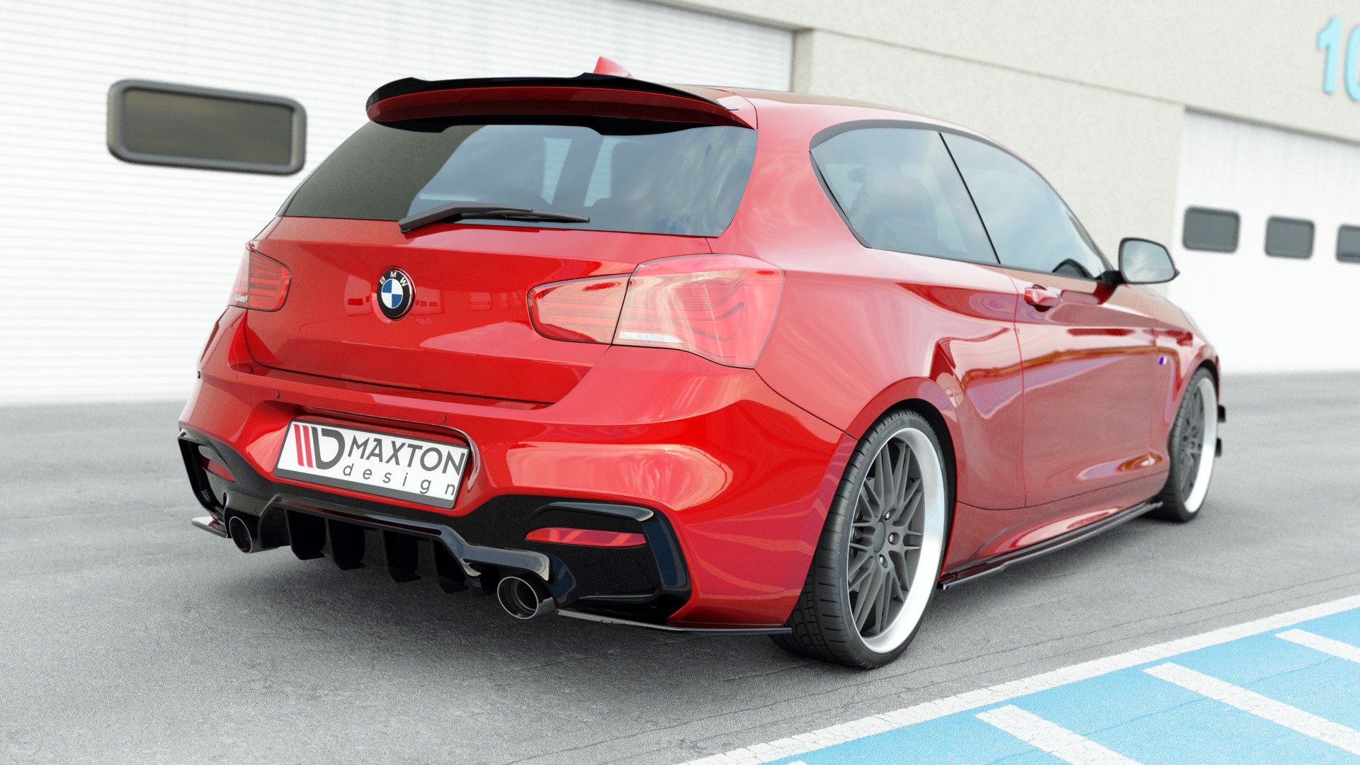 Maxton Design Heck Ansatz Diffusor für BMW 1 F20/ F21 Facelift M-Power schwarz Hochglanz Maxton Design Heck Ansatz Diffusor für BMW 1 F20/ F21 Facelift M-Power schwarz Hochglanz