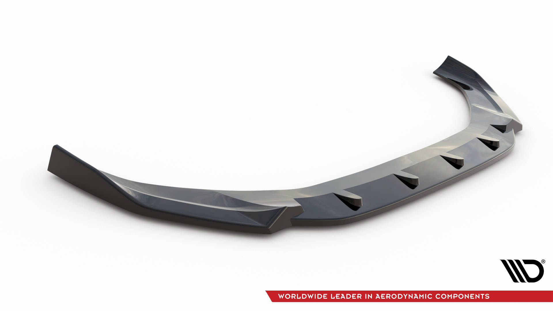 Maxton Design Front Ansatz V.1 für Audi A4 B9 Facelift schwarz Hochglanz