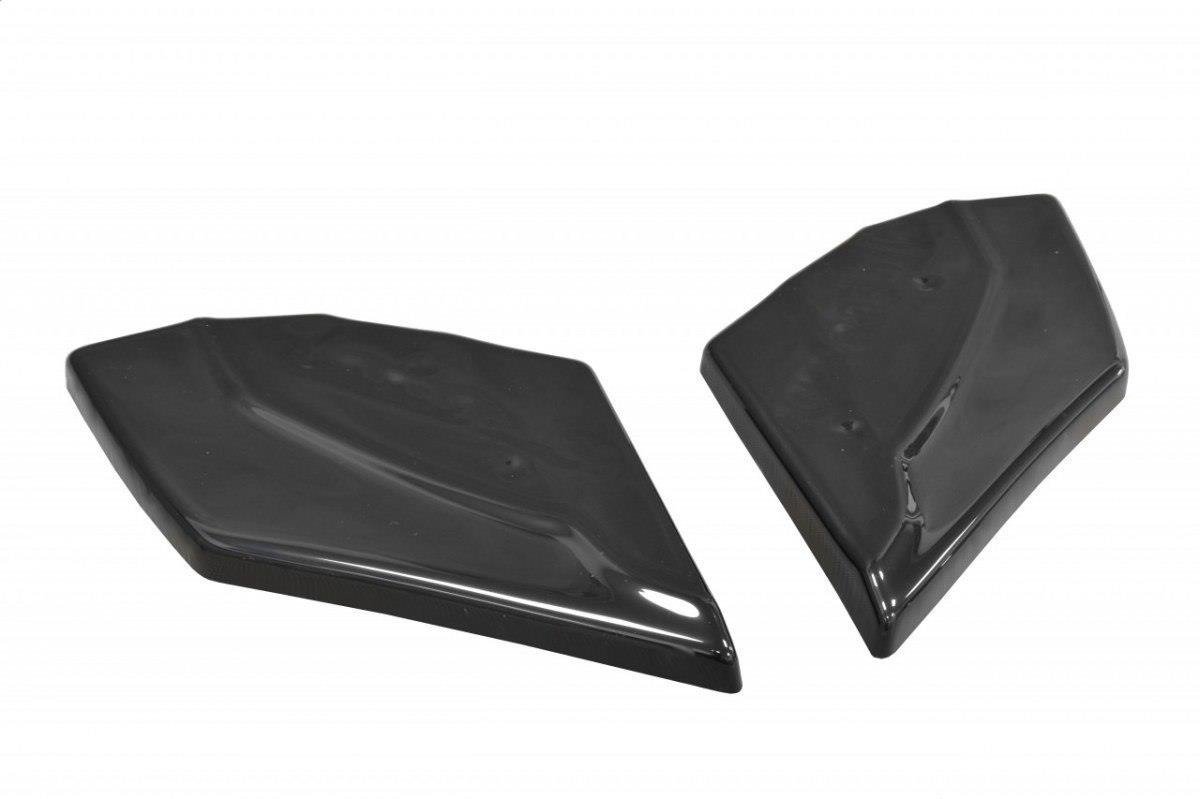 Maxton Design Heck Ansatz Flaps Diffusor für SEAT LEON III CUPRA / FR schwarz Hochglanz