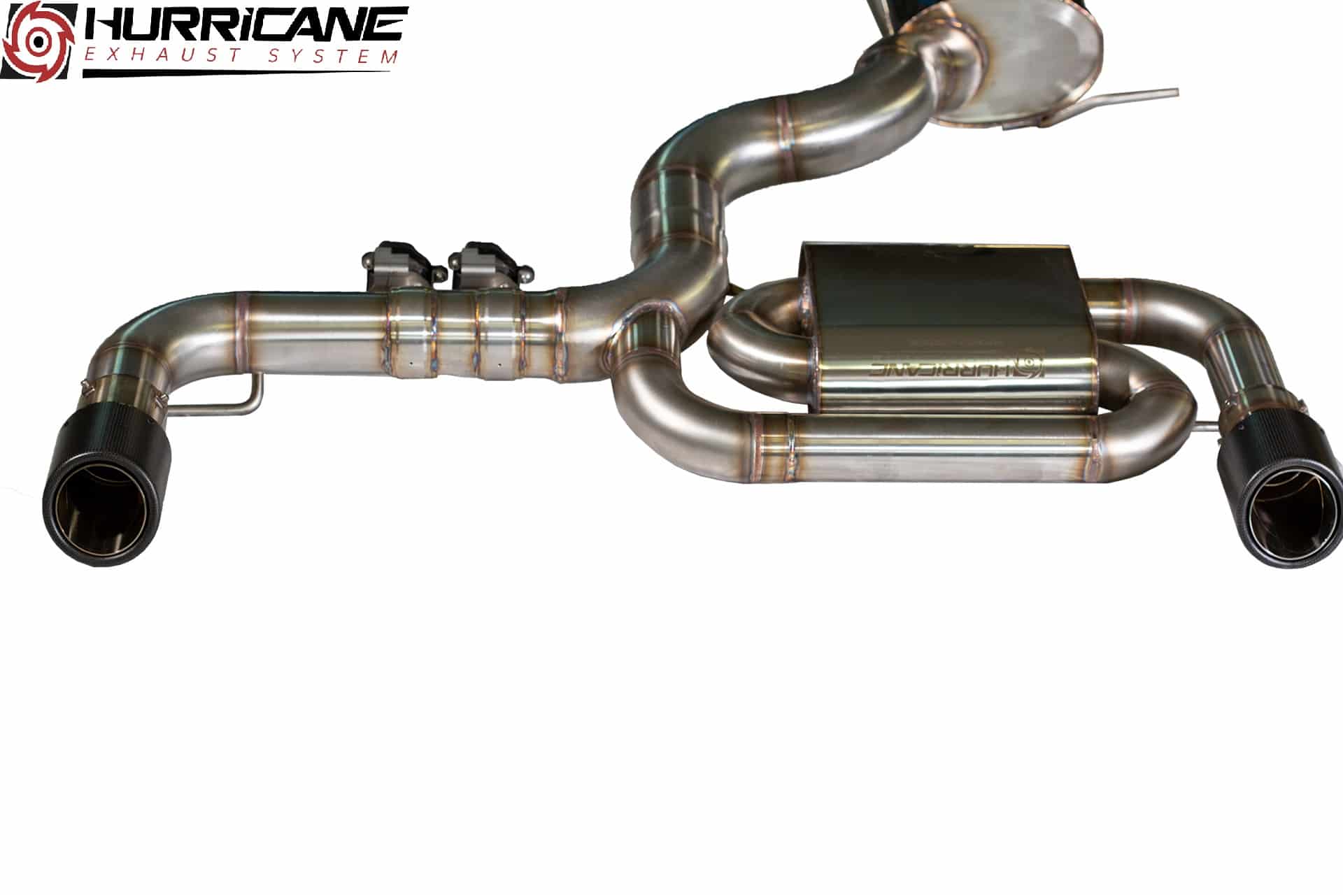 Hurricane 3,5"  Auspuffanlage für VW Scirocco III / R 2.0 TSI V3