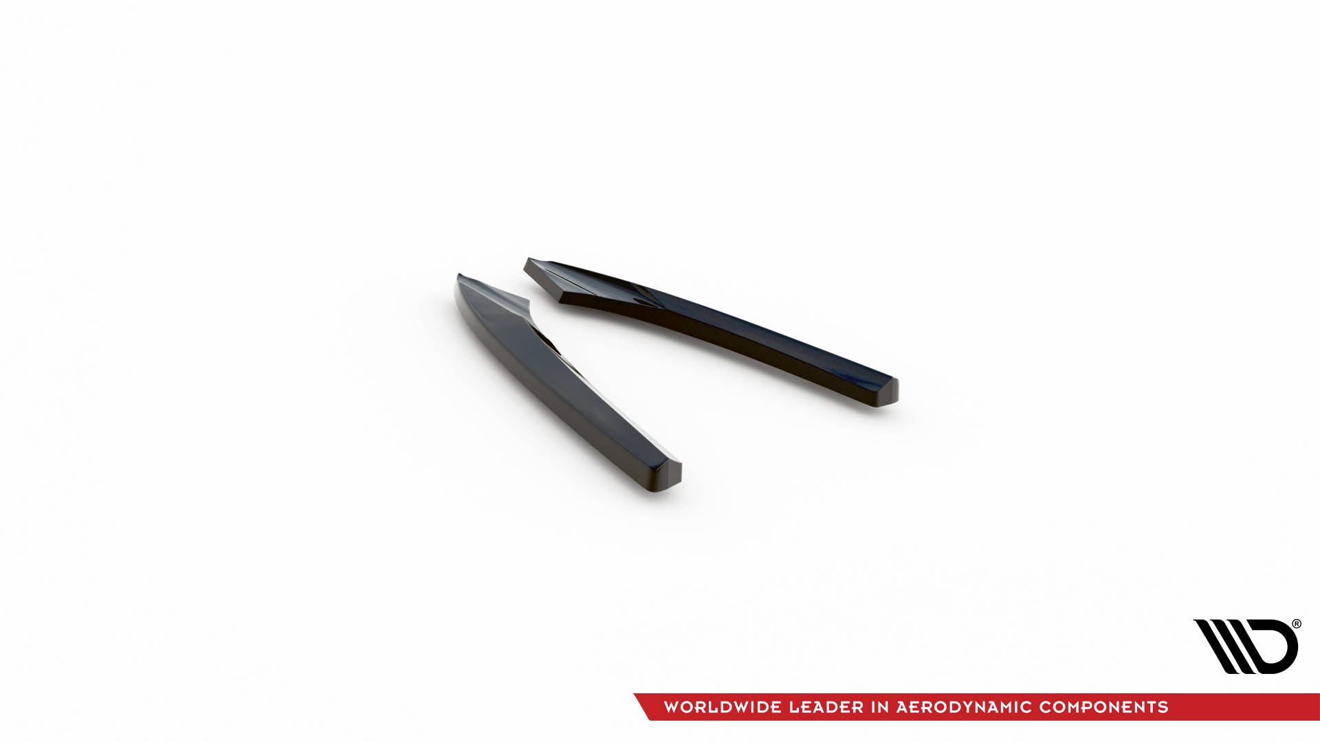 Maxton Design Heck Ansatz Flaps Diffusor für Audi A5 Coupe 8T Facelift schwarz Hochglanz