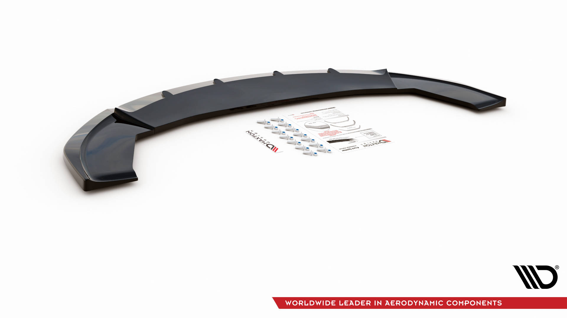 Maxton Design Front Ansatz V.2 für Seat Ibiza Cupra Mk3 schwarz Hochglanz