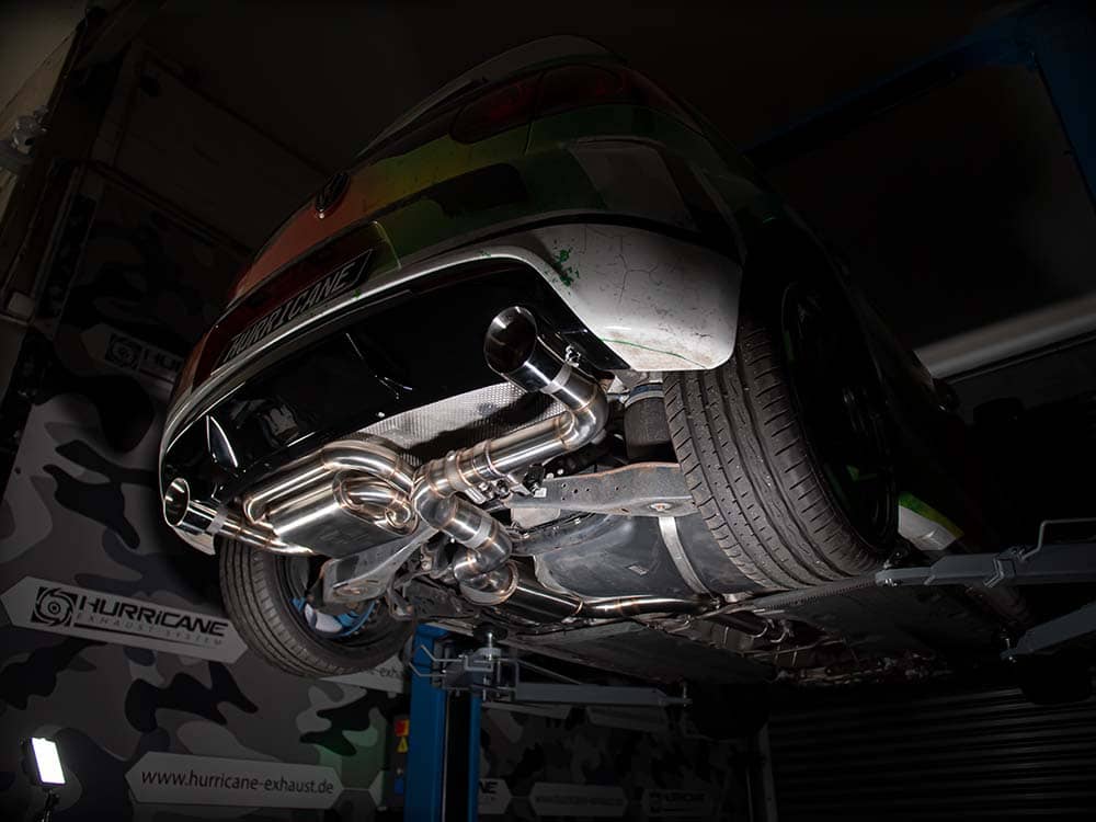 Hurricane 3,5" Auspuffanlage für VW Golf 6 GTI 211 PS V3 Hurricane 3,5" Auspuffanlage für VW Golf 6 GTI 211 PS V3