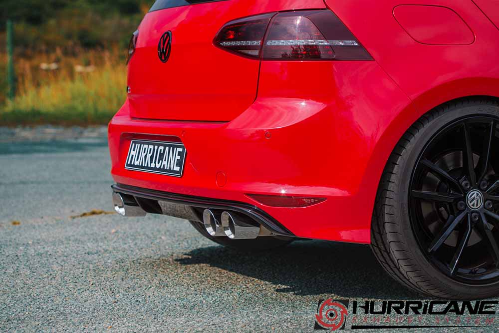 Hurricane 3,5" Auspuffanlage für VW Golf 7 R VFL V2