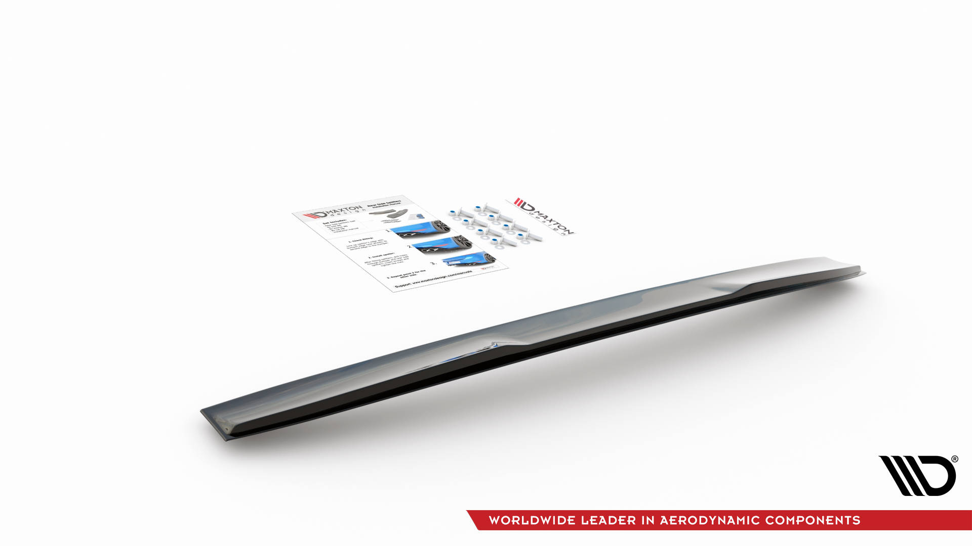 Maxton Design Heckscheiben Spoiler für Skoda Octavia Liftback Mk4 schwarz Hochglanz