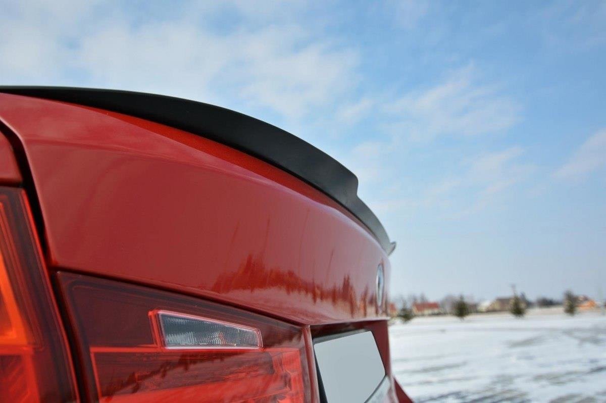 Maxton Design Spoiler CAP für BMW 3er F30 schwarz Hochglanz