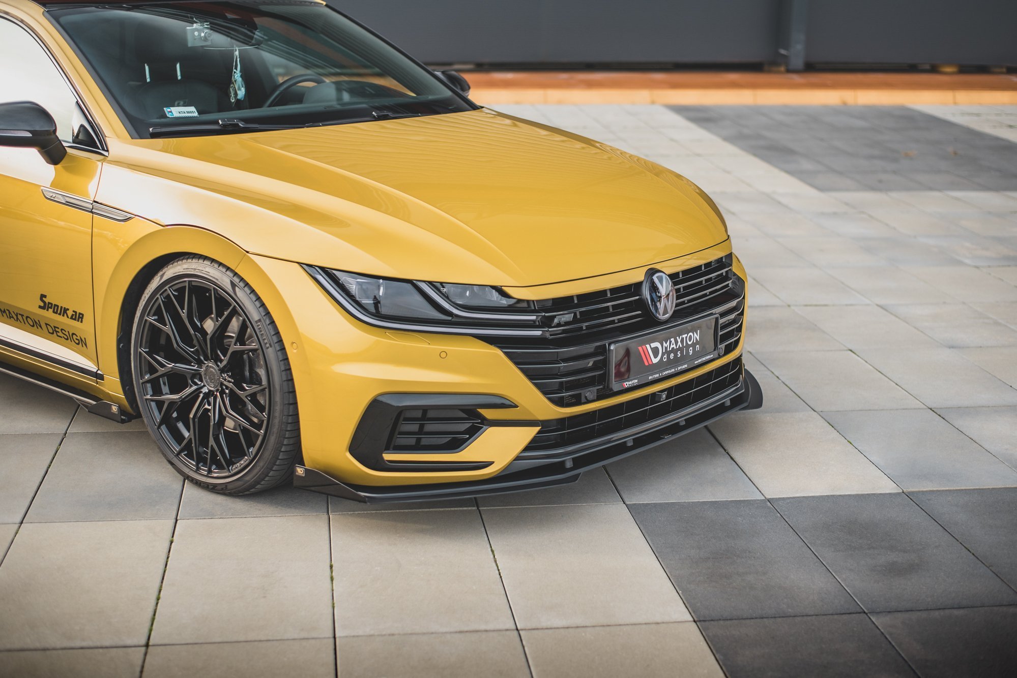 Maxton Design Flaps Volkswagen Arteon R-Line schwarz Hochglanz