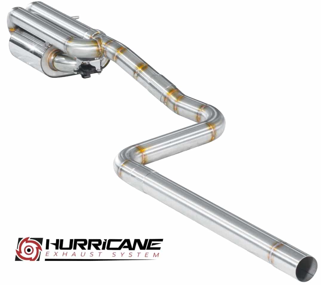 Hurricane 2,5" Auspuffanlage für VW Polo GTI 200PS Hurricane 2,5" Auspuffanlage für VW Polo GTI 200PS