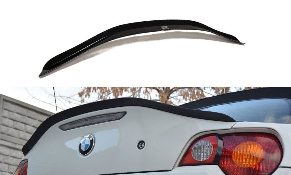 Maxton Design Spoiler CAP für BMW Z4 E85 vor Facelift schwarz Hochglanz