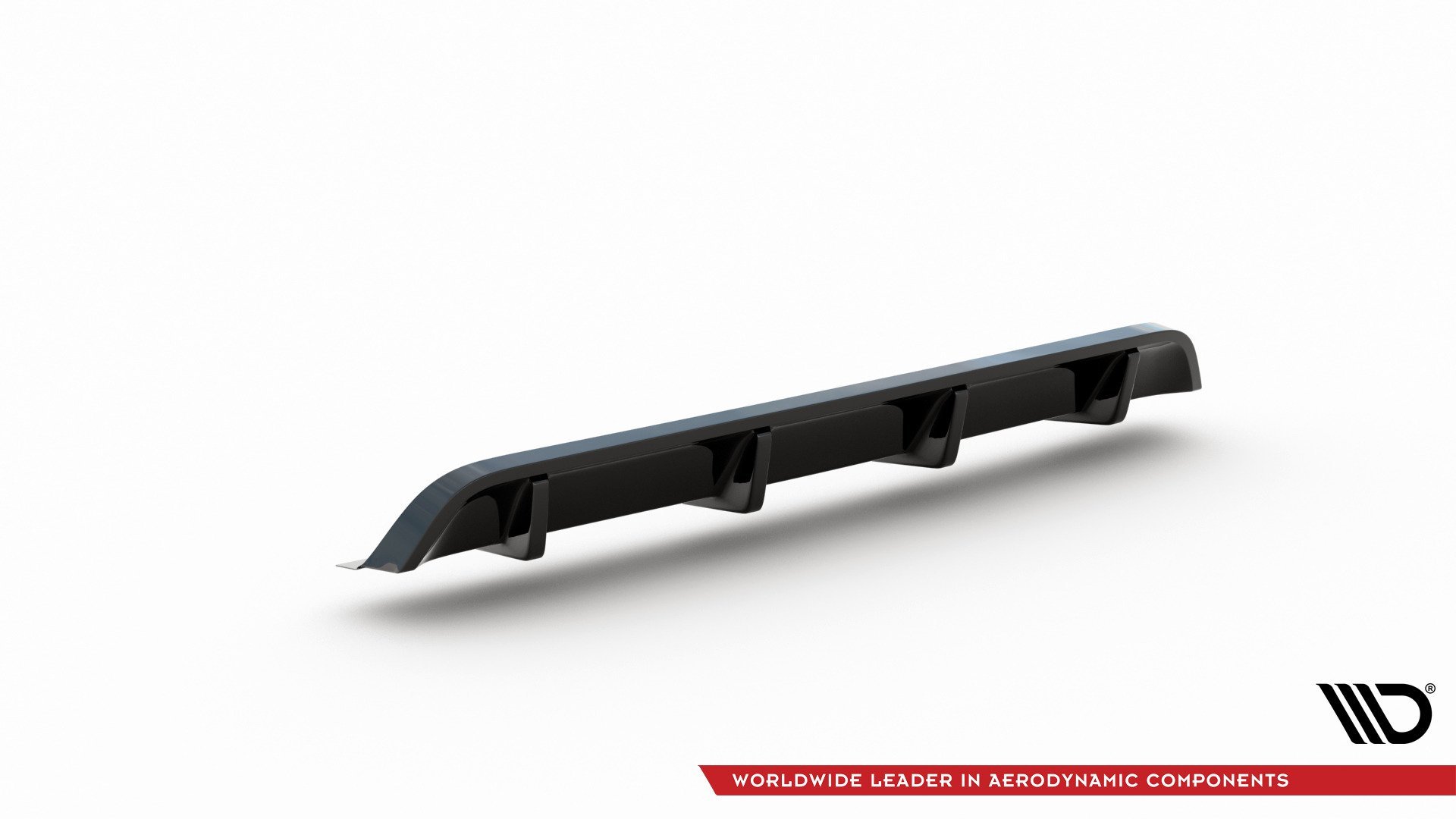 Maxton Design Diffusor Heck Ansatz für VW GOLF Mk7 GTI CLUBSPORT schwarz Hochglanz