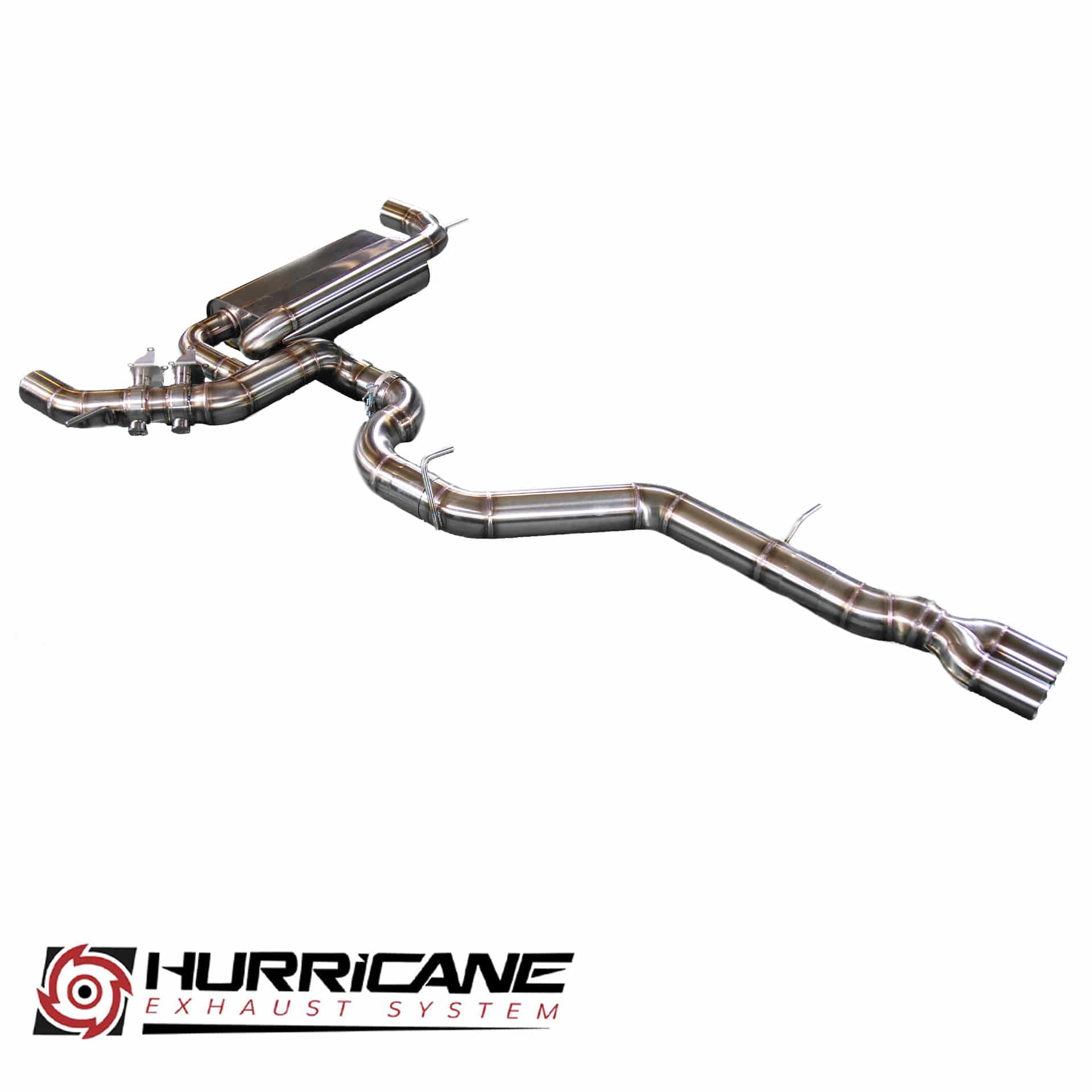 Hurricane 3,5" Auspuffanlage für Audi RS3 8V 400PS FL Sportback non OPF