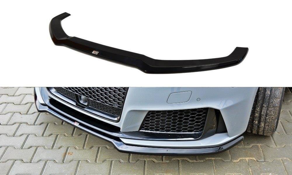 Maxton Design Front Ansatz V.1 für Audi RS3 8V Sportback schwarz Hochglanz