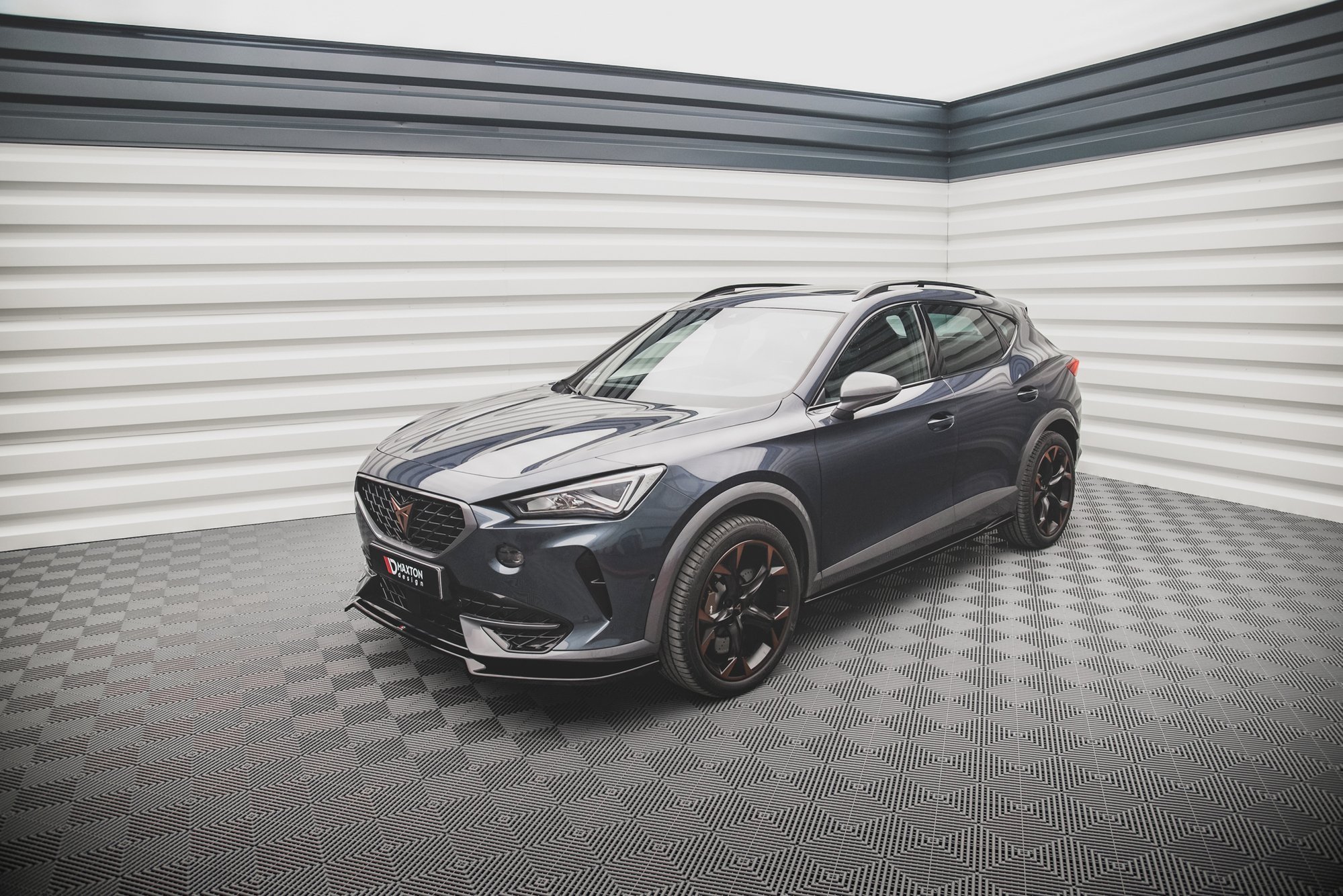 Maxton Design Front Ansatz V.3 für Cupra Formentor schwarz Hochglanz