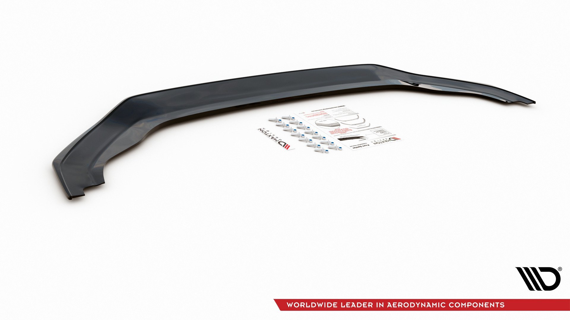 Maxton Design Front Ansatz für VW Golf 7 GTI TCR  schwarz Hochglanz