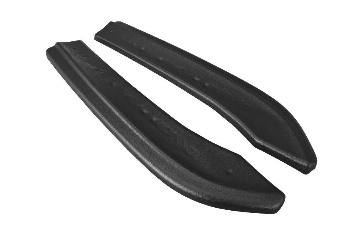 Maxton Design Heck Ansatz Flaps Diffusor für Vw Passat B7 R-Line Variant schwarz Hochglanz