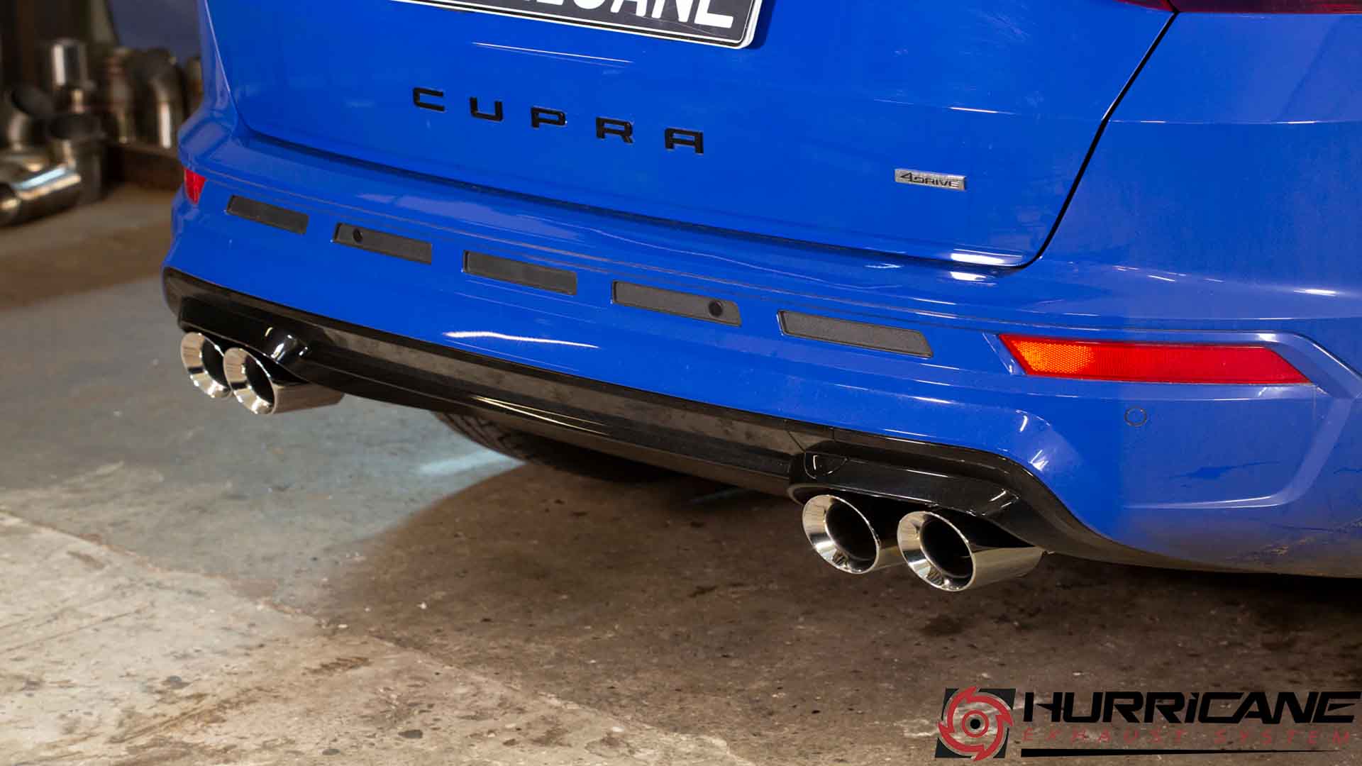 Hurricane 3,5" Auspuffanlage für Cupra Ateca AWD 300PS OPF