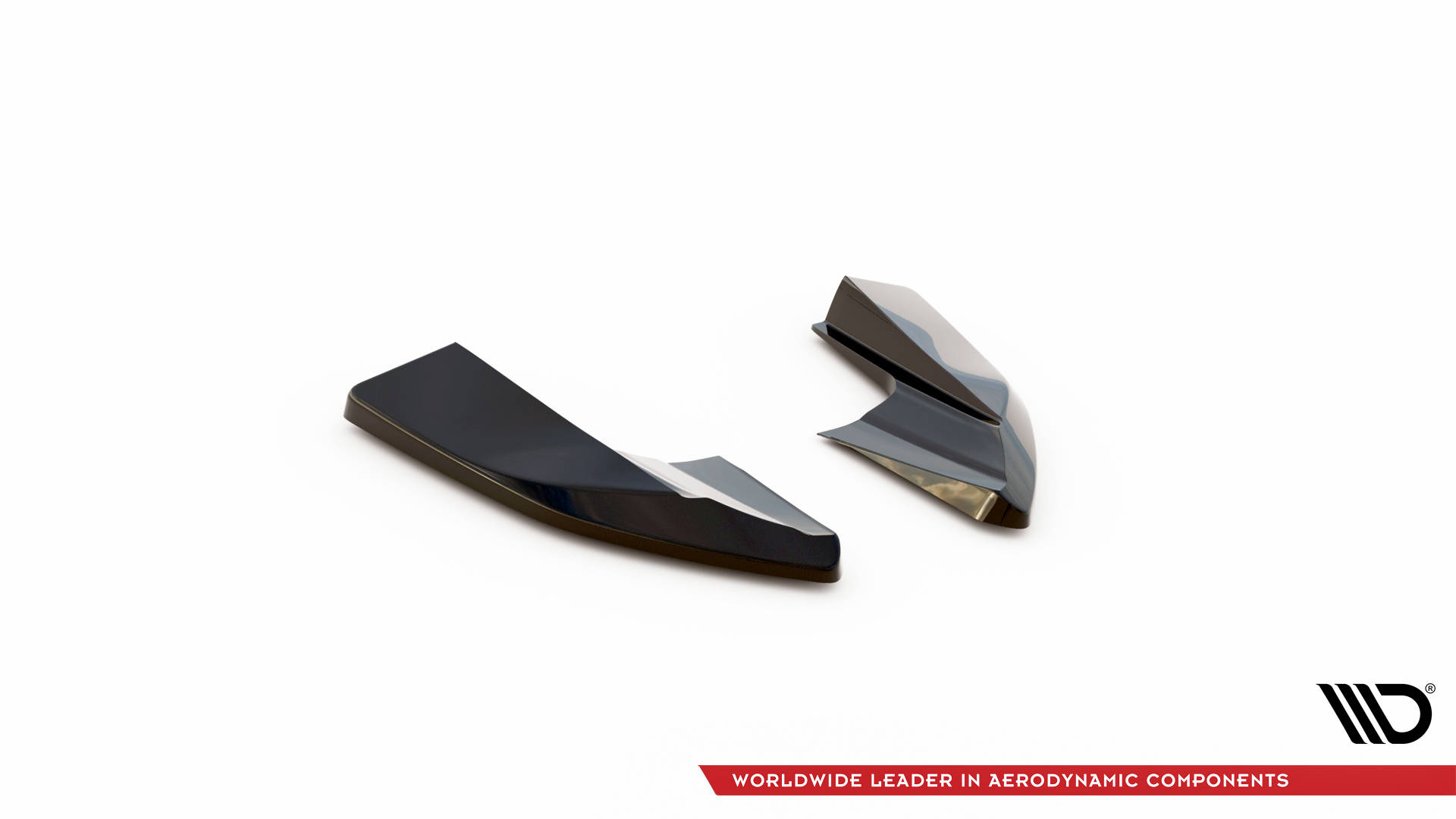 Maxton Design Heck Ansatz Flaps Diffusor V.2 für Audi e-Tron GT / RS GT Mk1 schwarz Hochglanz