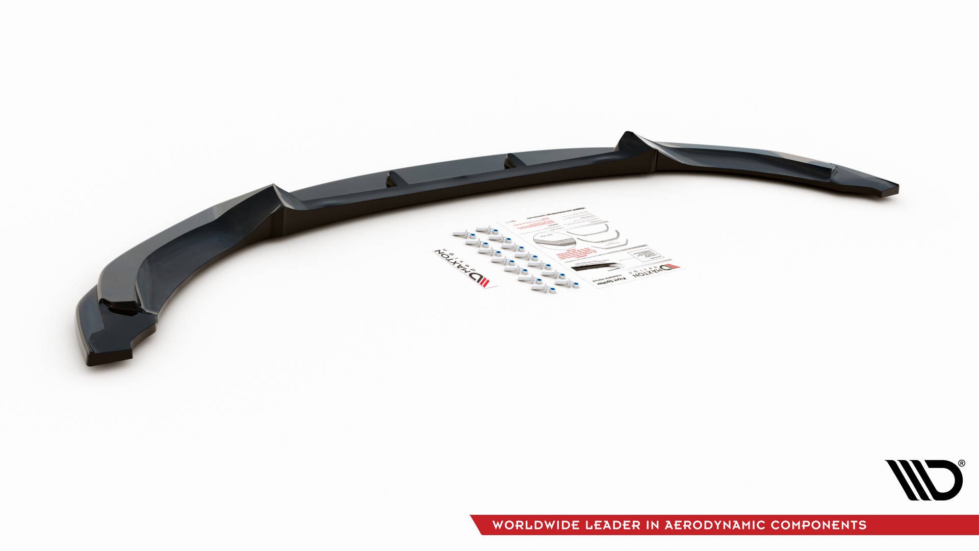 Maxton Design Front Ansatz für BMW M4 F82 schwarz Hochglanz