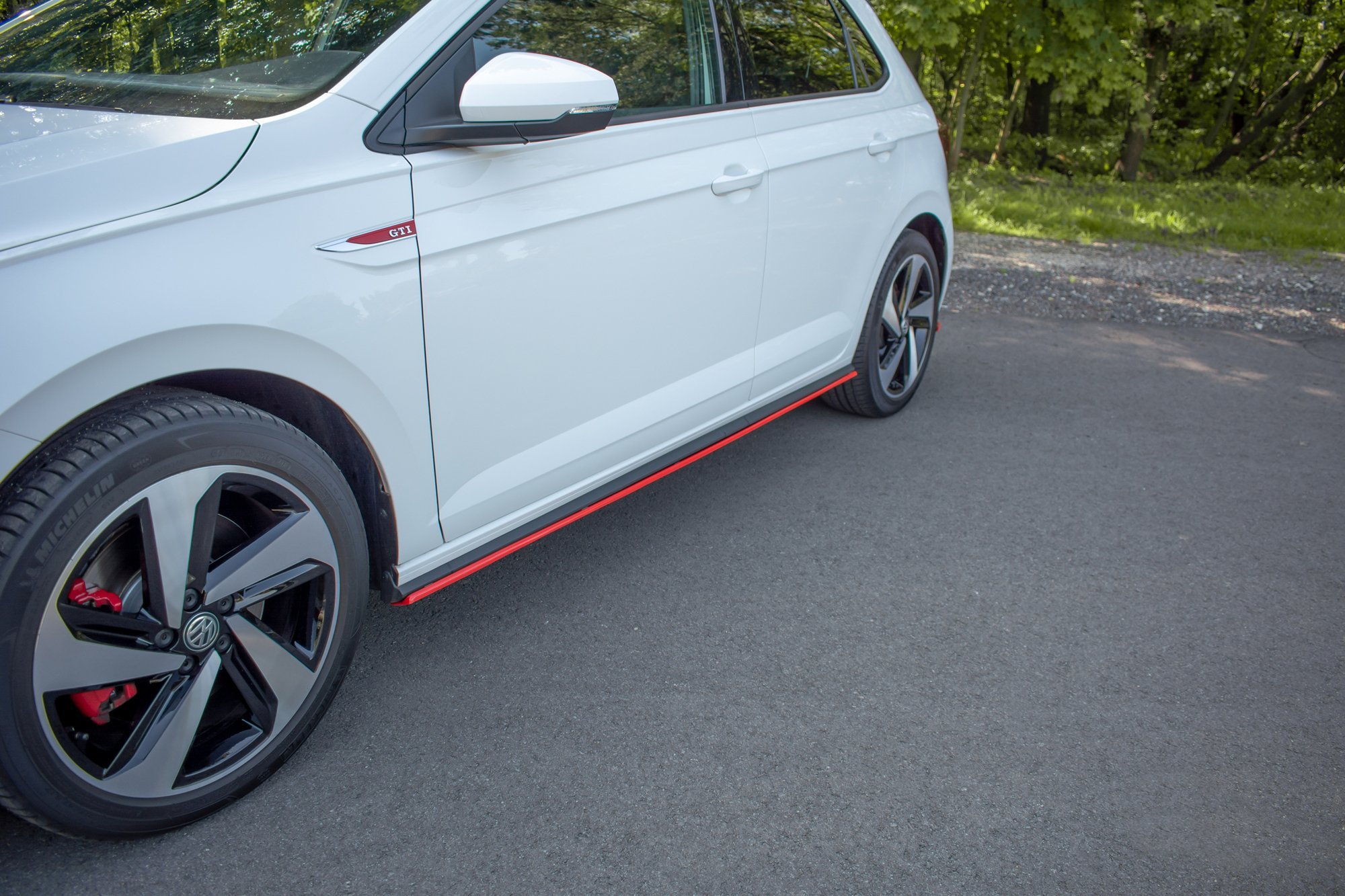Maxton Design Seitenschweller Ansatz für VW POLO MK6 GTI