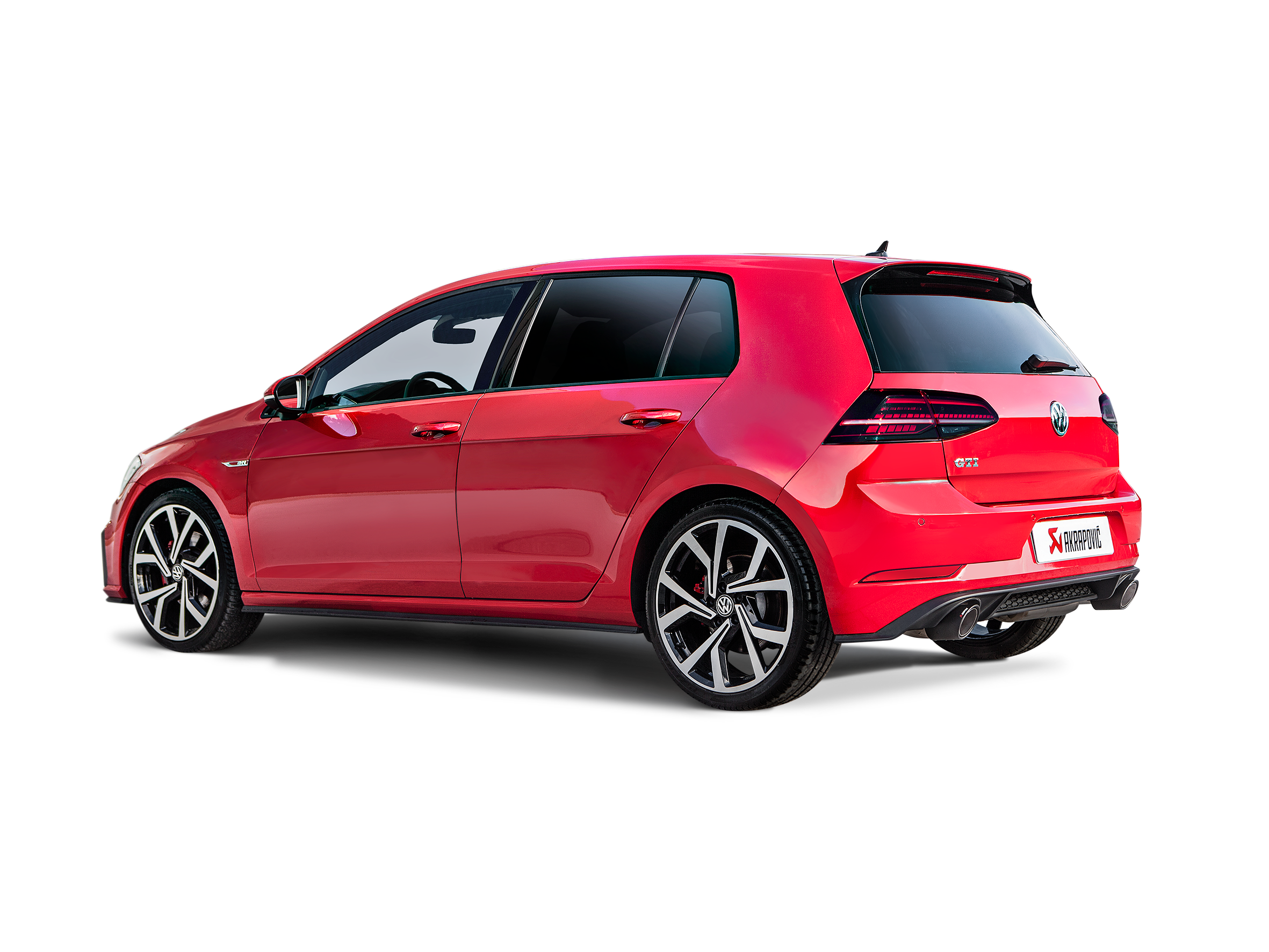 Akrapovic Slip-On Line (Titan) für Volkswagen Golf (VII) GTI FL Performance (180 kW) 2019