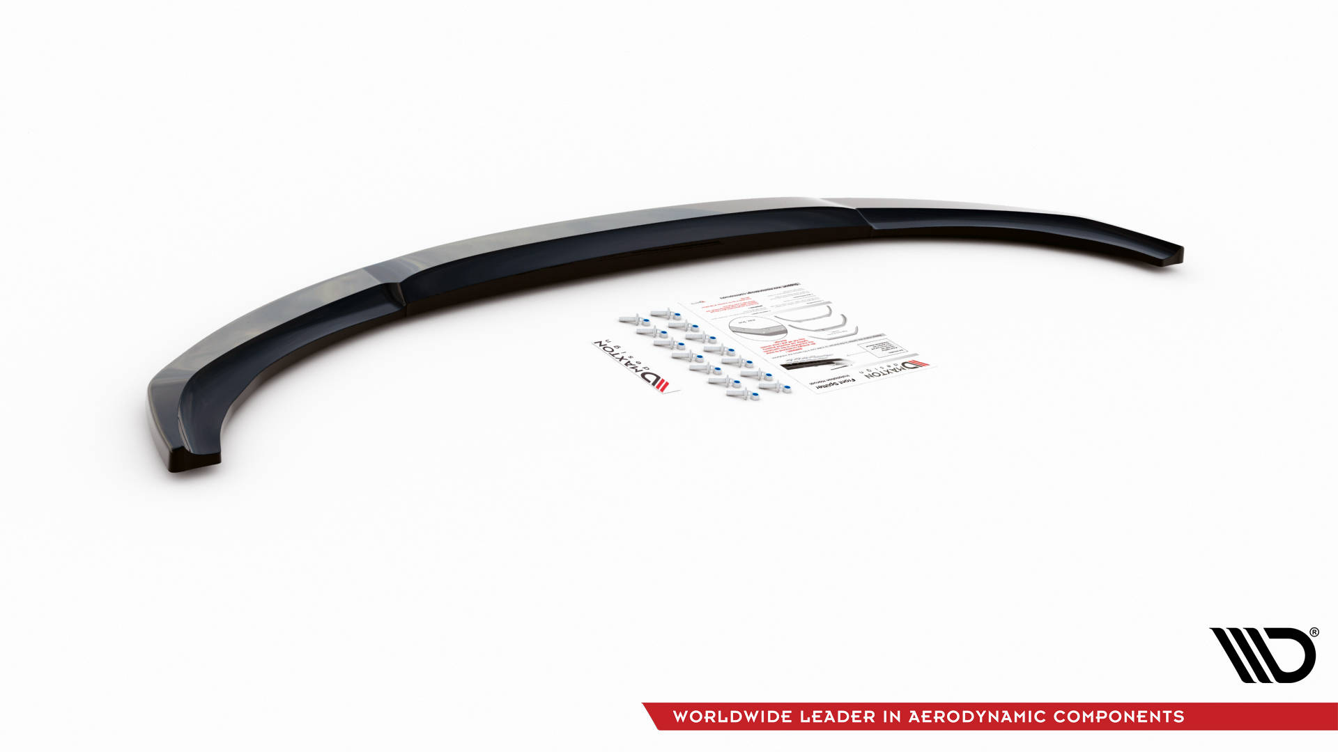 Maxton Design Front Ansatz V.1 für BMW 1er F20 schwarz Hochglanz