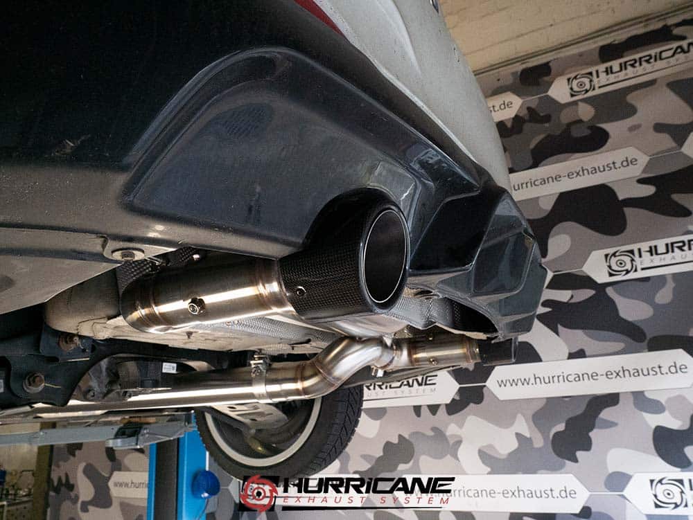Hurricane 3,15" Auspuffanlage für BMW F22 M240i OPF Coupé 340PS