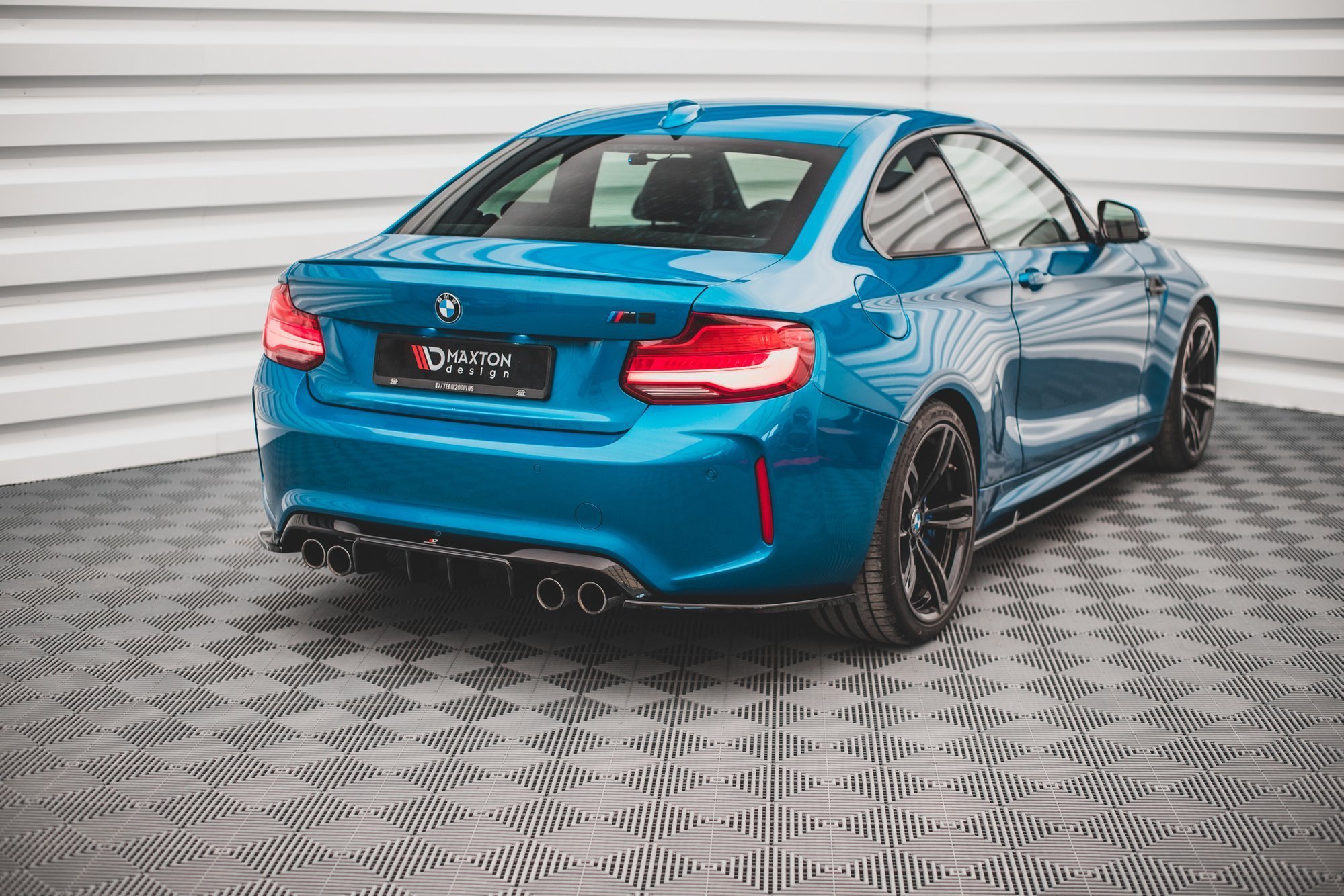 Maxton Design Diffusor Heck Ansatz für BMW M2 F87 schwarz Hochglanz Maxton Design Diffusor Heck Ansatz für BMW M2 F87 schwarz Hochglanz