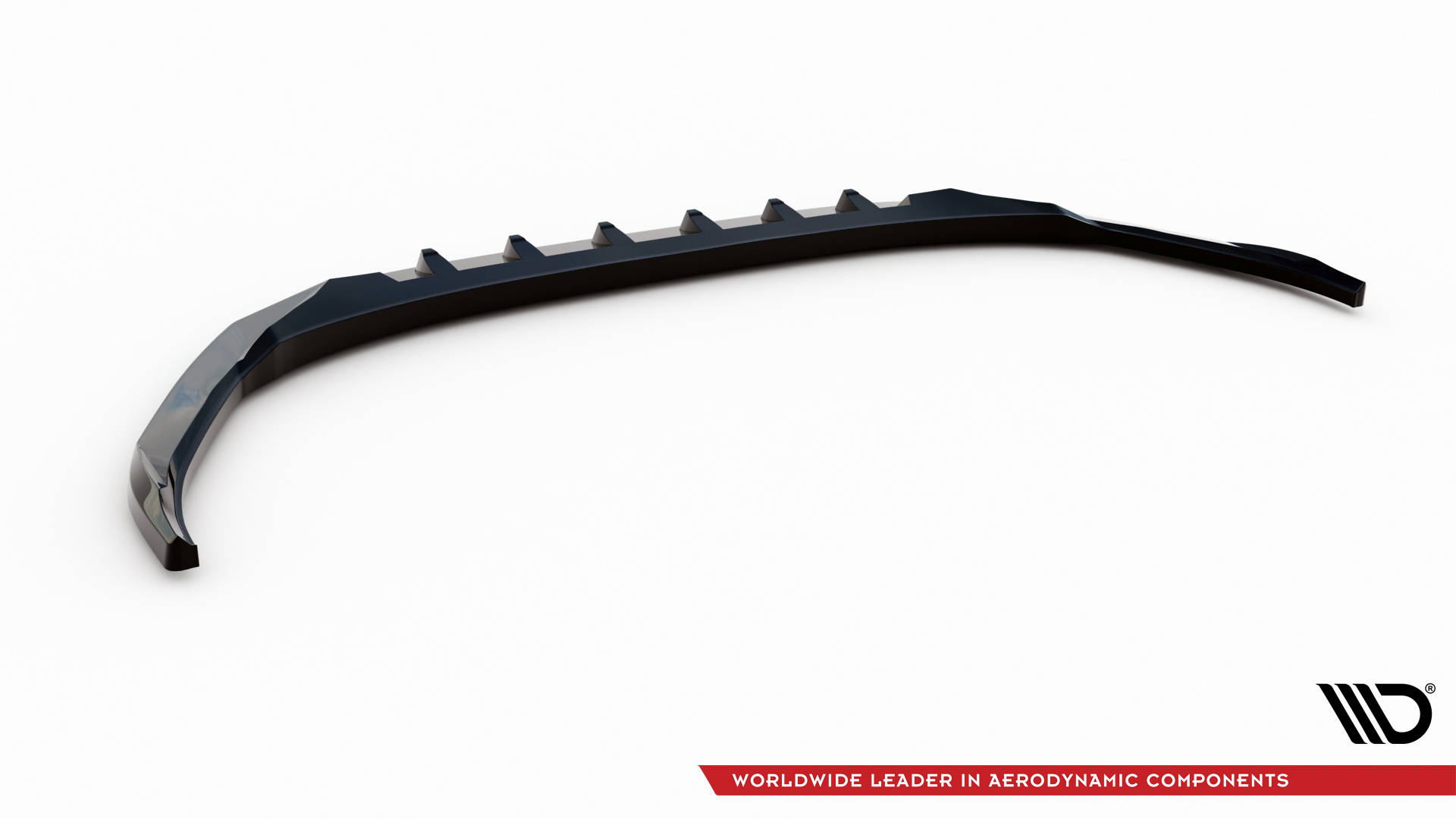 Maxton Design Front Ansatz V.1 für Audi A3 8Y schwarz Hochglanz