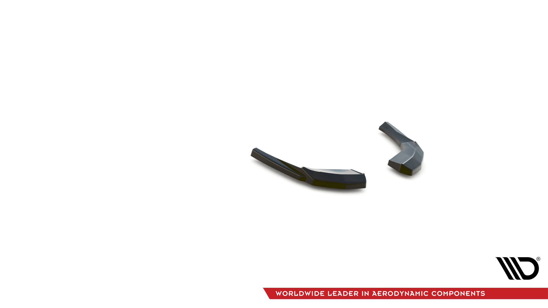 Maxton Design Heck Ansatz Flaps Diffusor für Audi S3 Sportback 8V Facelift schwarz Hochglanz