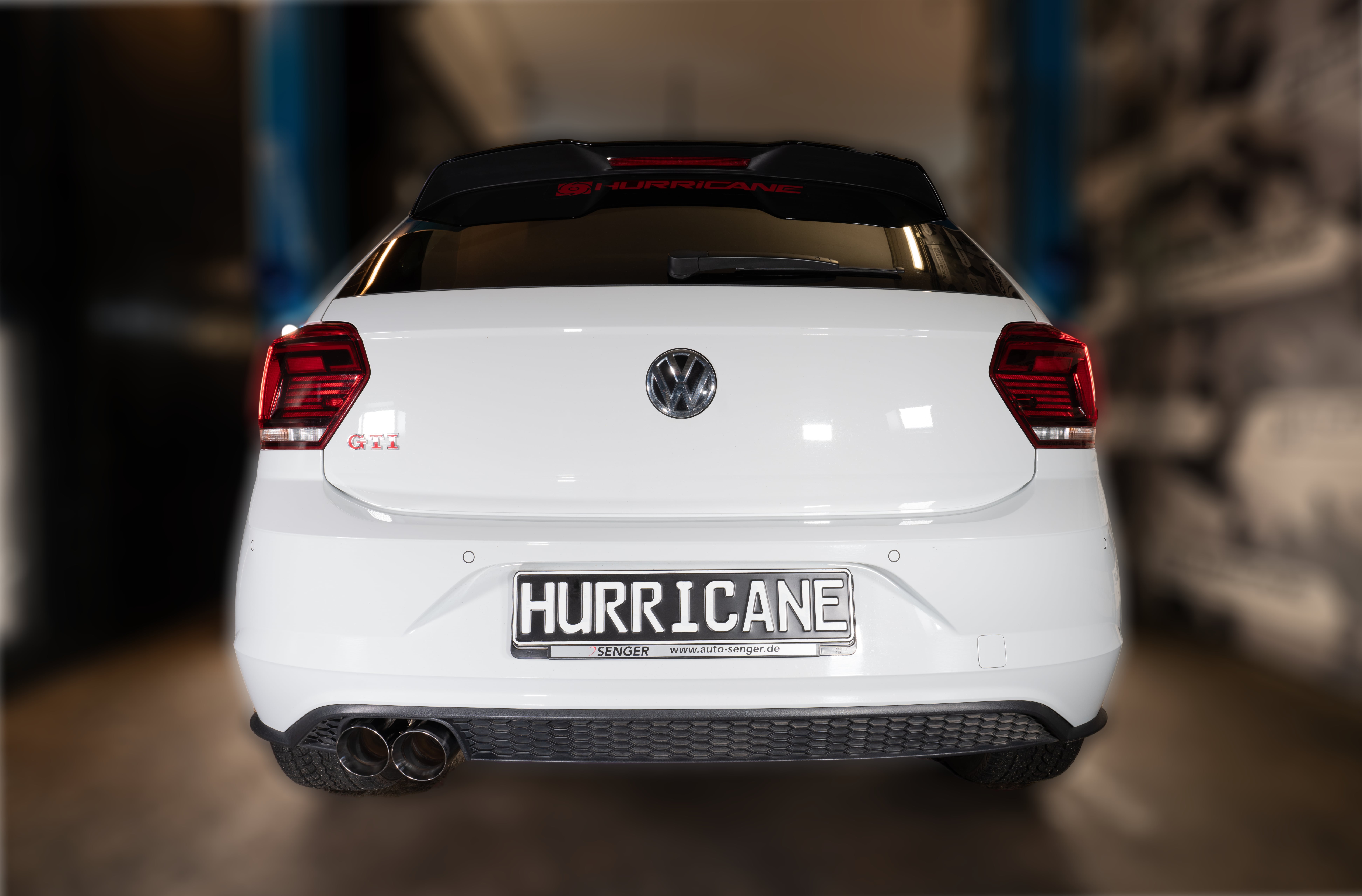 Hurricane 2,5" Auspuffanlage für VW Polo GTI 200PS Hurricane 2,5" Auspuffanlage für VW Polo GTI 200PS