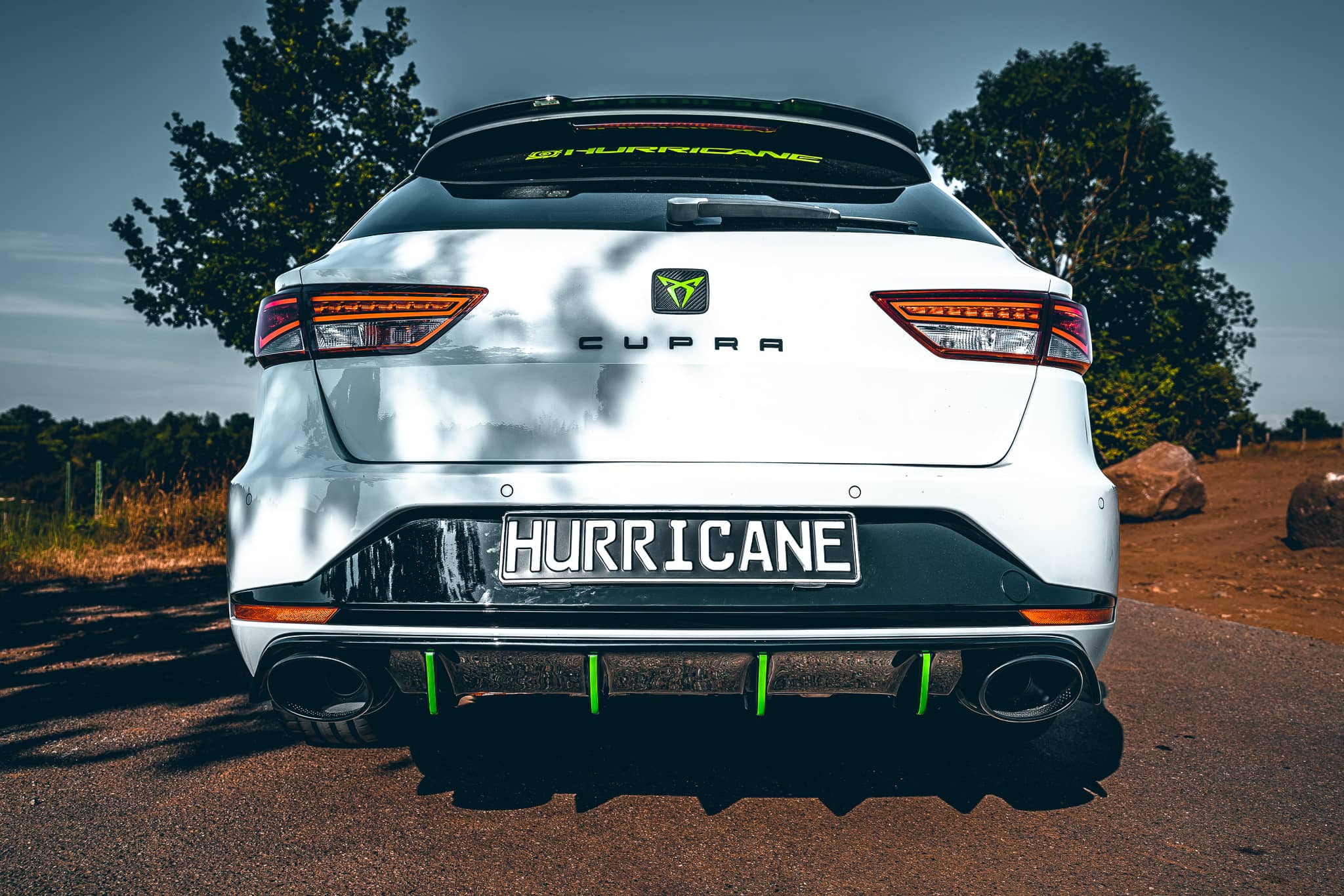 Hurricane 3,5" Auspuffanlage für Seat Leon Cupra ST 280 FWD 5F V3