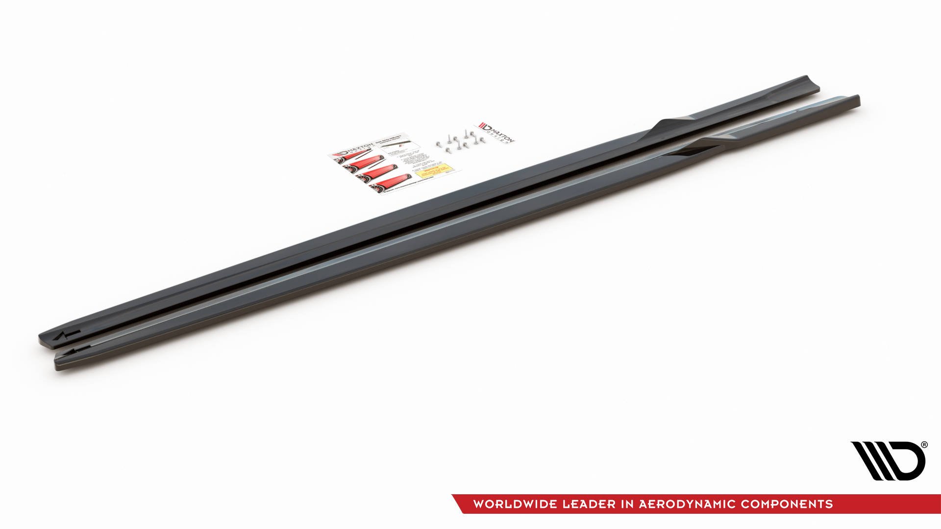 Maxton Design Seitenschweller Ansatz für V.2 für BMW M2 F87 schwarz Hochglanz
