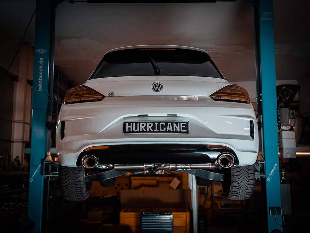 Hurricane 3,5"  Auspuffanlage für VW Scirocco III / R 2.0 TSI V3