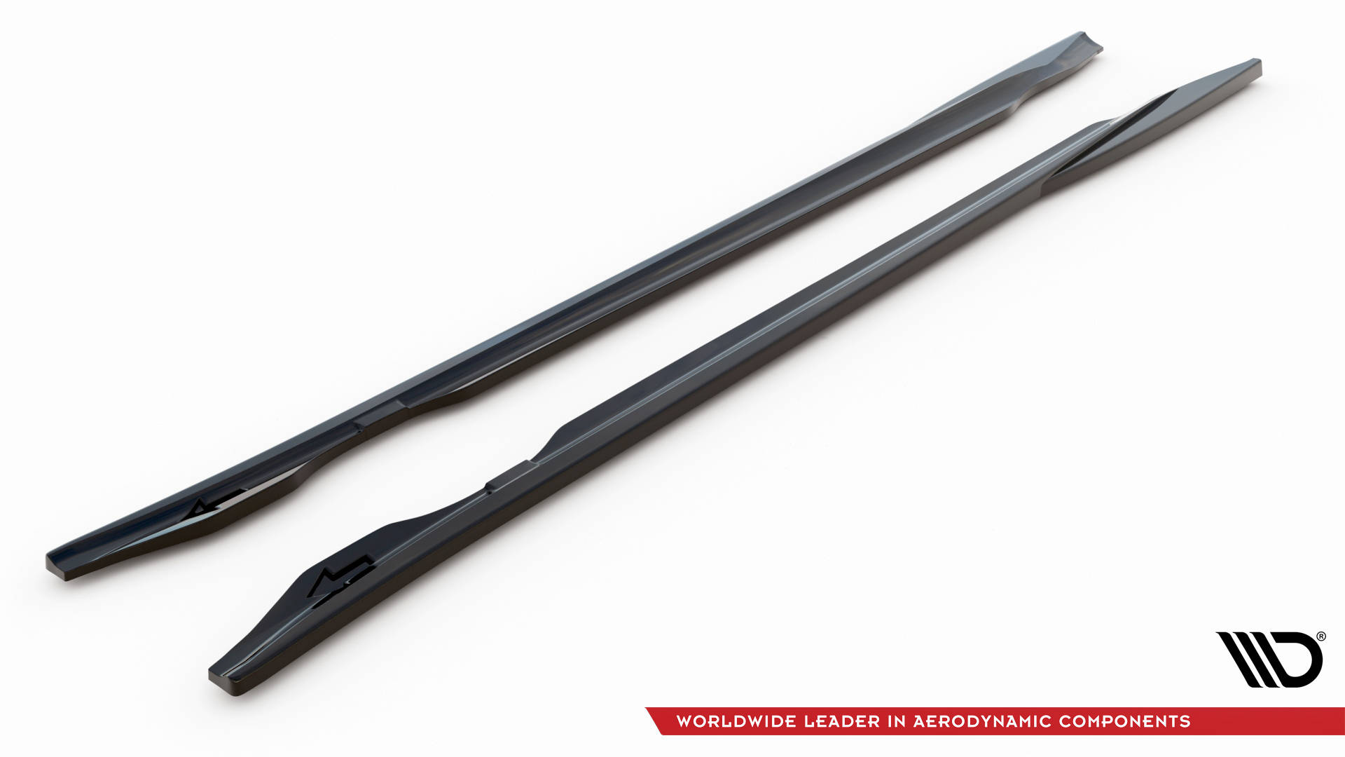 Maxton Design Seitenschweller Ansatz für V.1 für Audi e-Tron GT / RS GT Mk1 schwarz Hochglanz