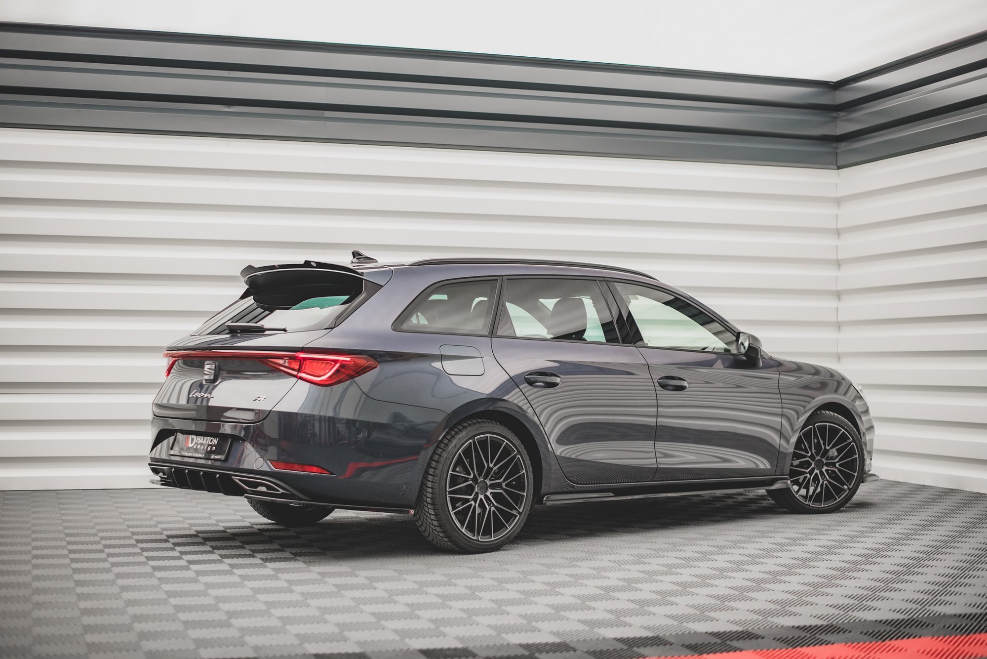 Maxton Design Seitenschweller Ansatz für V.2 für Seat Leon FR Mk4 / Cupra Leon  schwarz Hochglanz