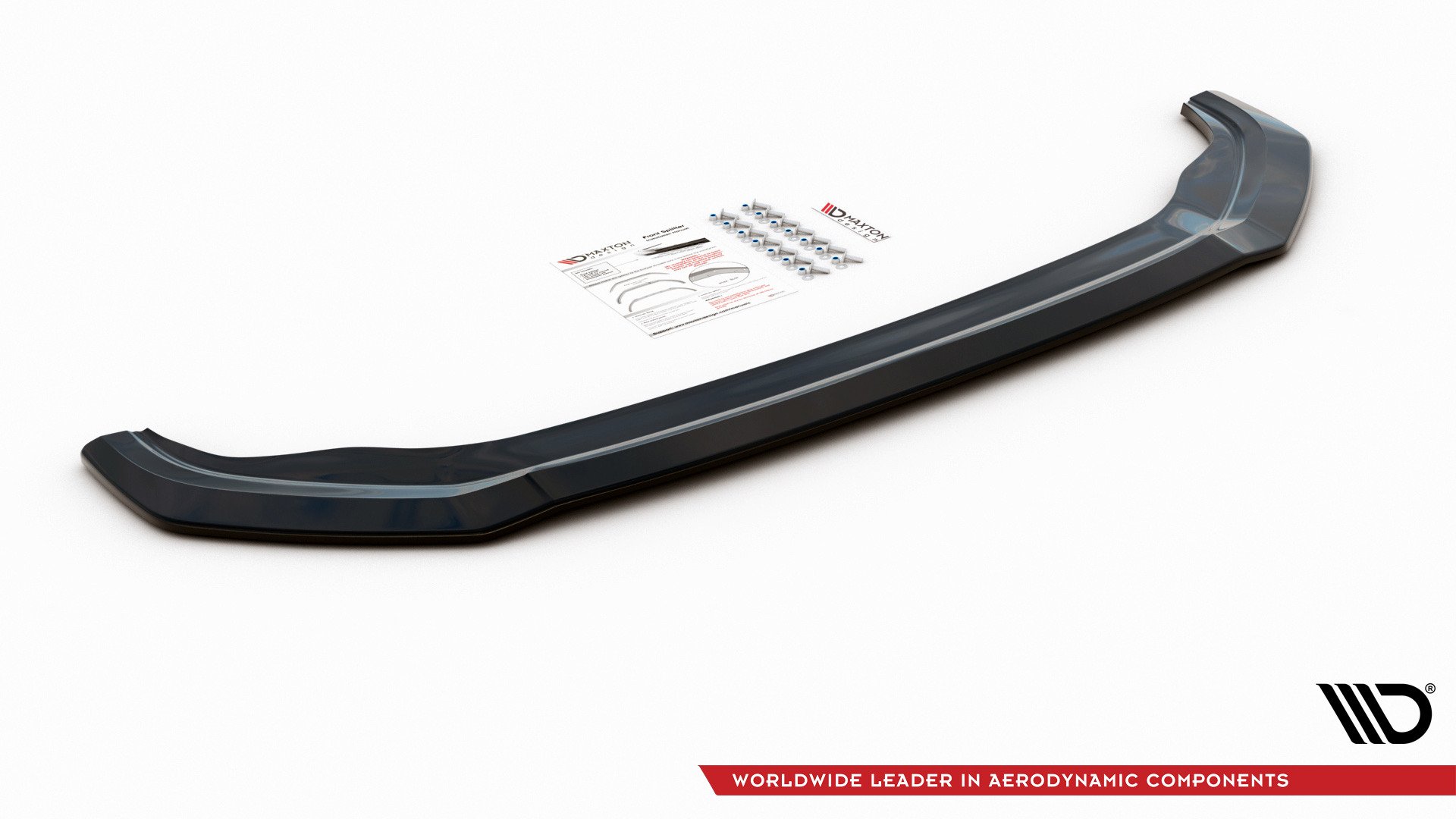 Maxton Design Front Ansatz V.2 für VW Golf 7 GTI  schwarz Hochglanz