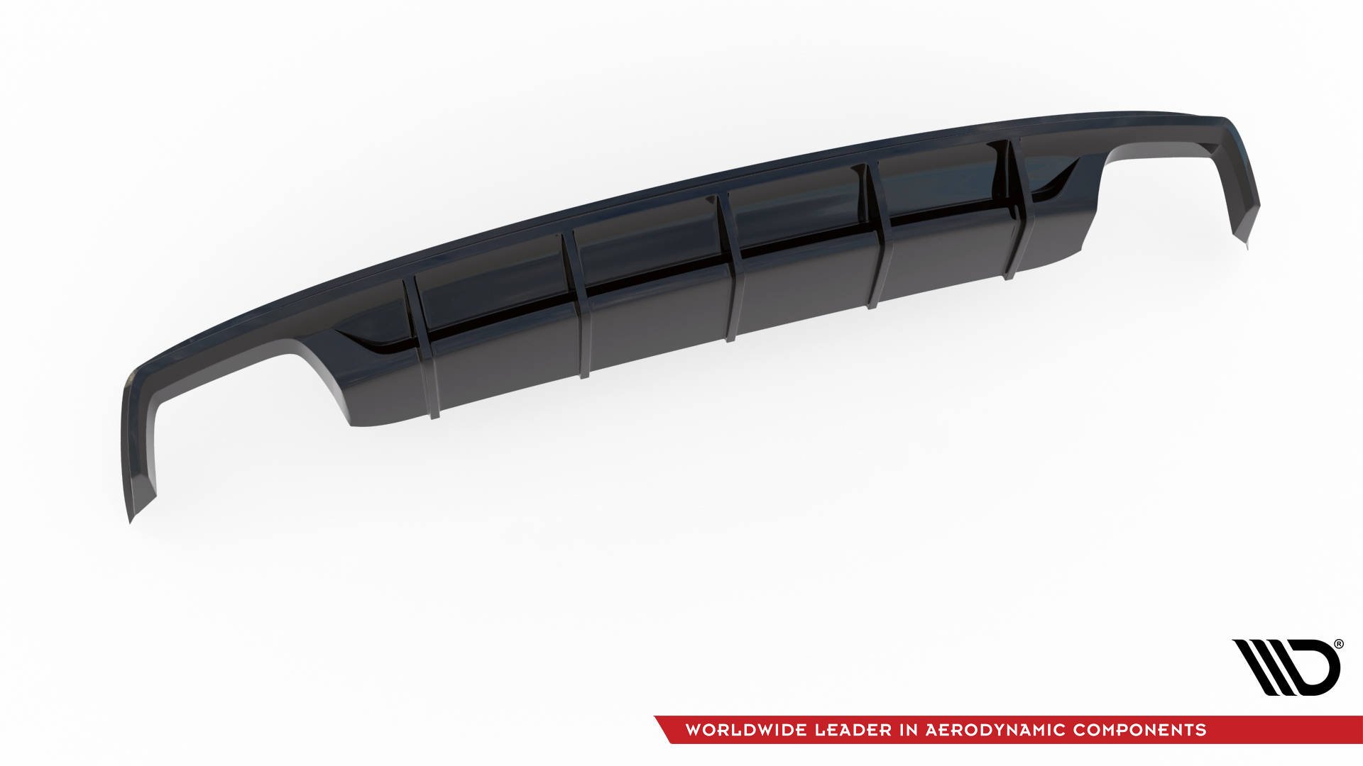 Maxton Design Diffusor Heck Ansatz für Audi S8 D4 Facelift schwarz Hochglanz