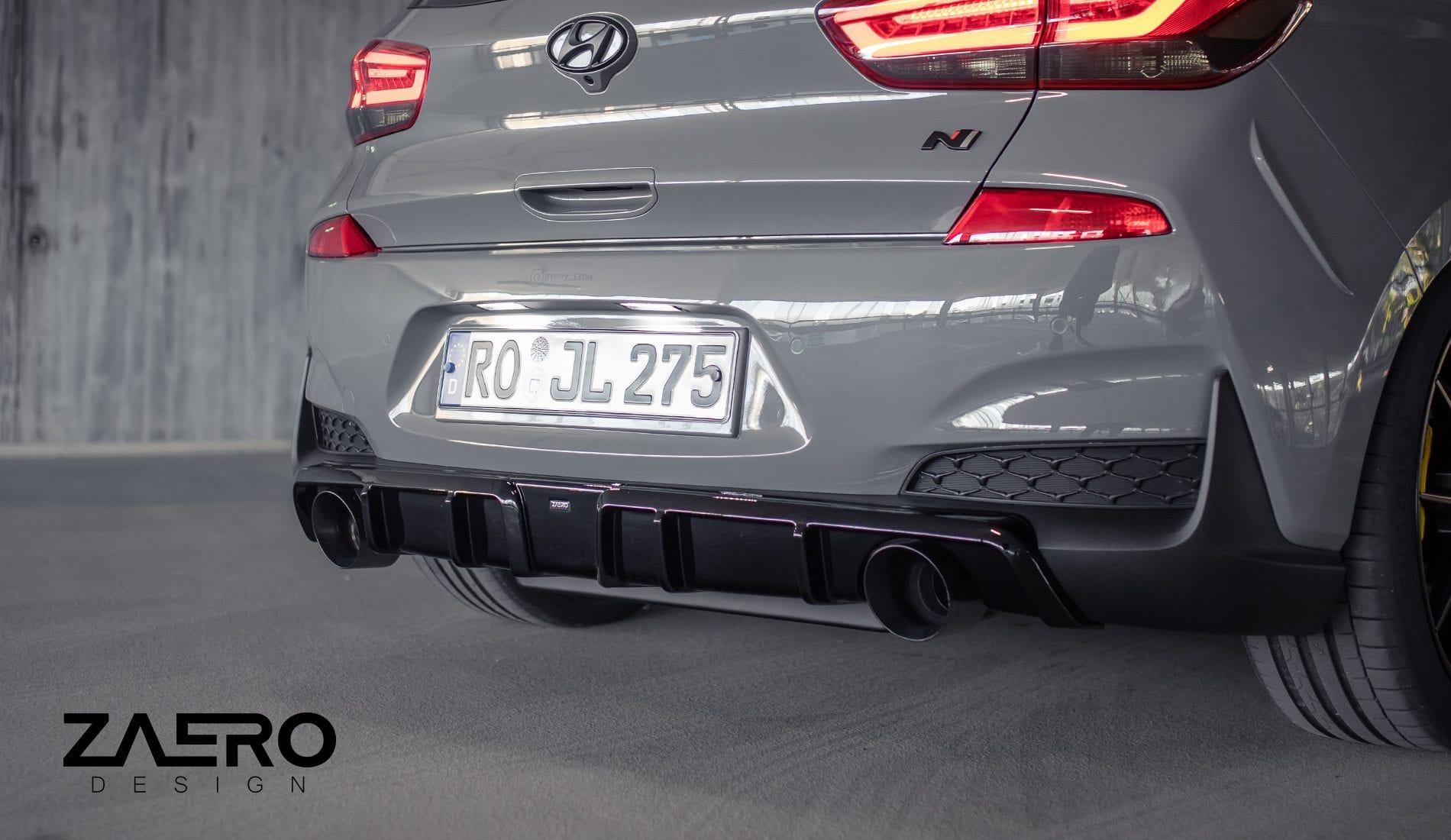 Zaero Design EVO-1 DIFFUSOR FÜR HYUNDAI I30N HATCHBACK