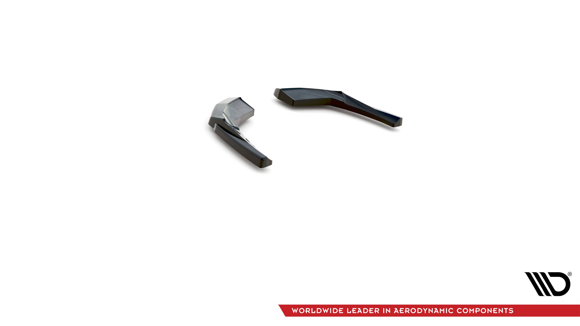 Maxton Design Heck Ansatz Flaps Diffusor für Audi S3 Sportback 8V Facelift schwarz Hochglanz