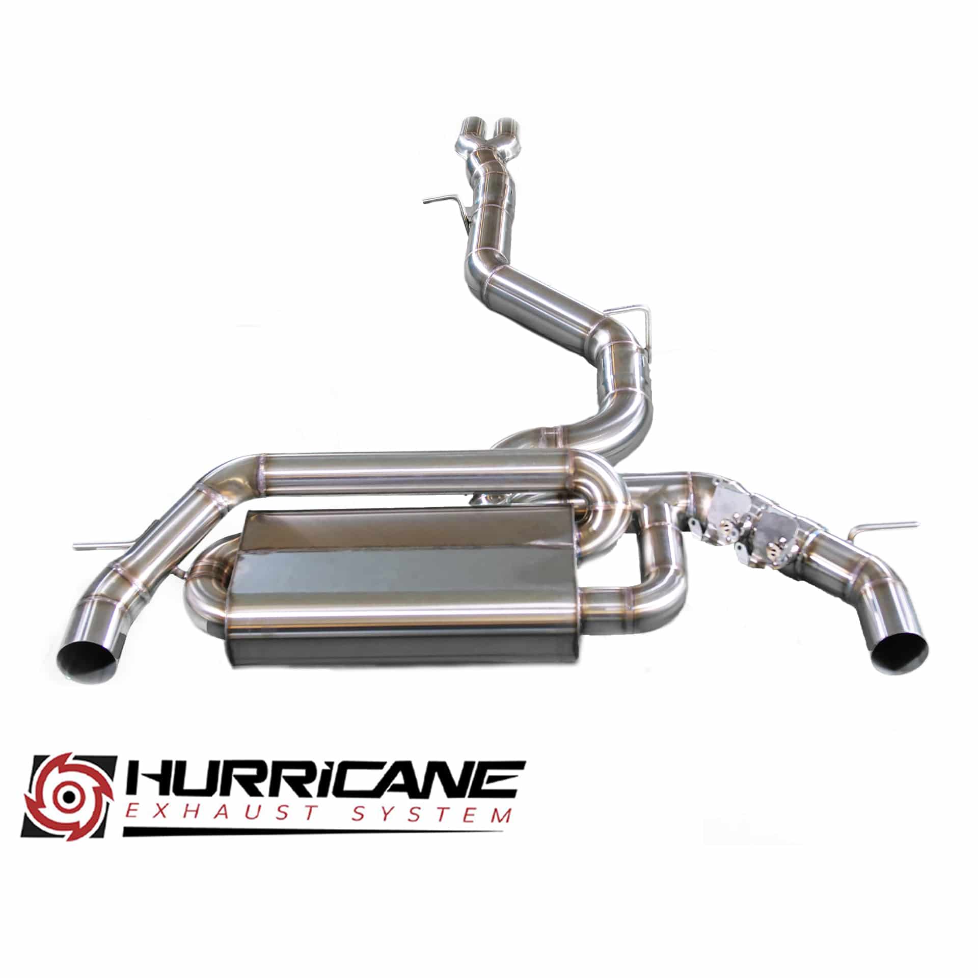 Hurricane 3,5" Auspuffanlage für Audi RS3 8V 400PS FL Sportback non OPF