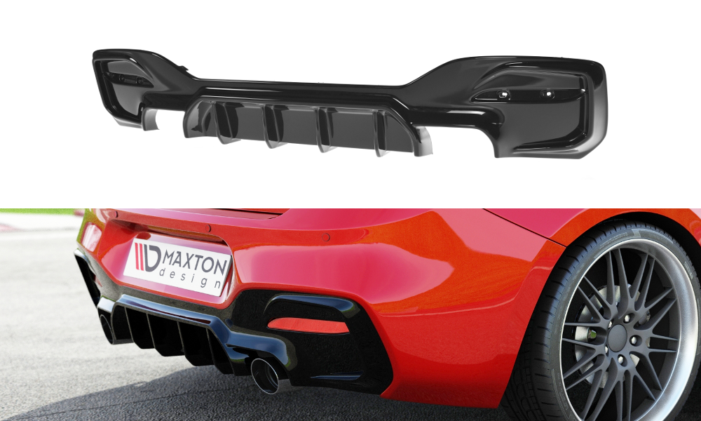 Maxton Design Heck Ansatz Diffusor für BMW 1 F20/ F21 Facelift M-Power schwarz Hochglanz Maxton Design Heck Ansatz Diffusor für BMW 1 F20/ F21 Facelift M-Power schwarz Hochglanz
