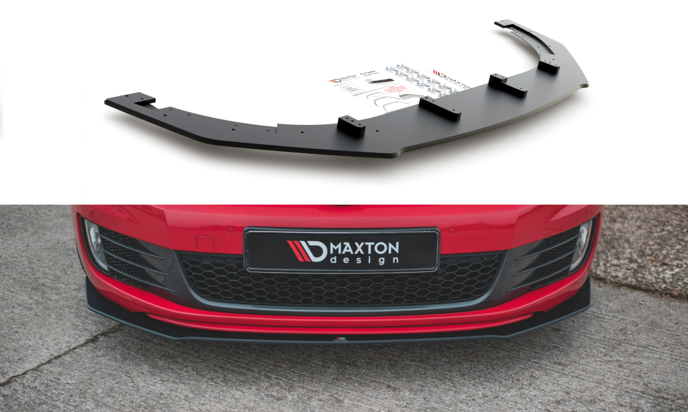 Maxton Design Robuste Racing Front Ansatz V.3 für Volkswagen Golf GTI Mk6