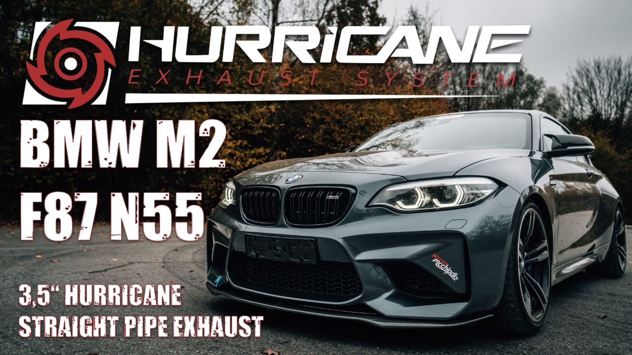Hurricane 3,5" Auspuffanlage für BMW F87 M2 N55 370PS
