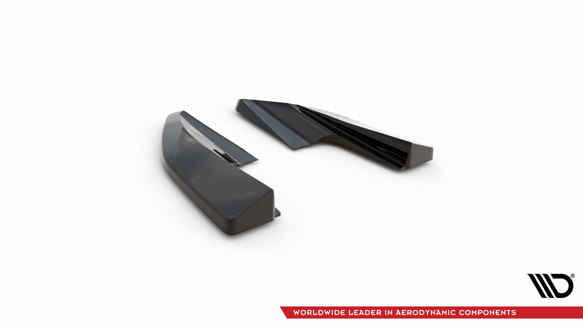 Maxton Design Heck Ansatz Flaps Diffusor V.2 für Audi e-Tron GT / RS GT Mk1 schwarz Hochglanz