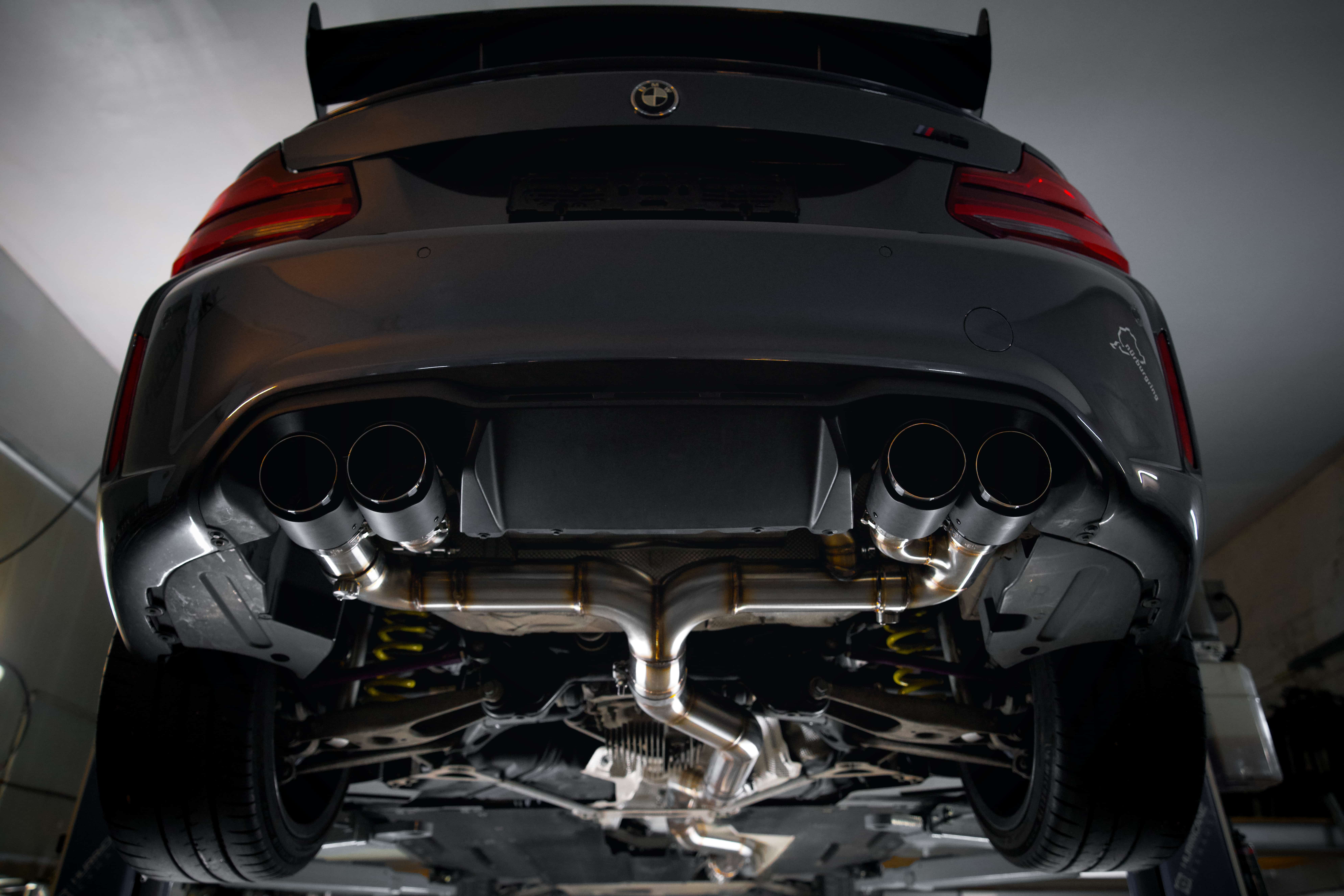 Hurricane 3,5" Auspuffanlage für BMW F87 M2 N55 370PS Hurricane 3,5" Auspuffanlage für BMW F87 M2 N55 370PS