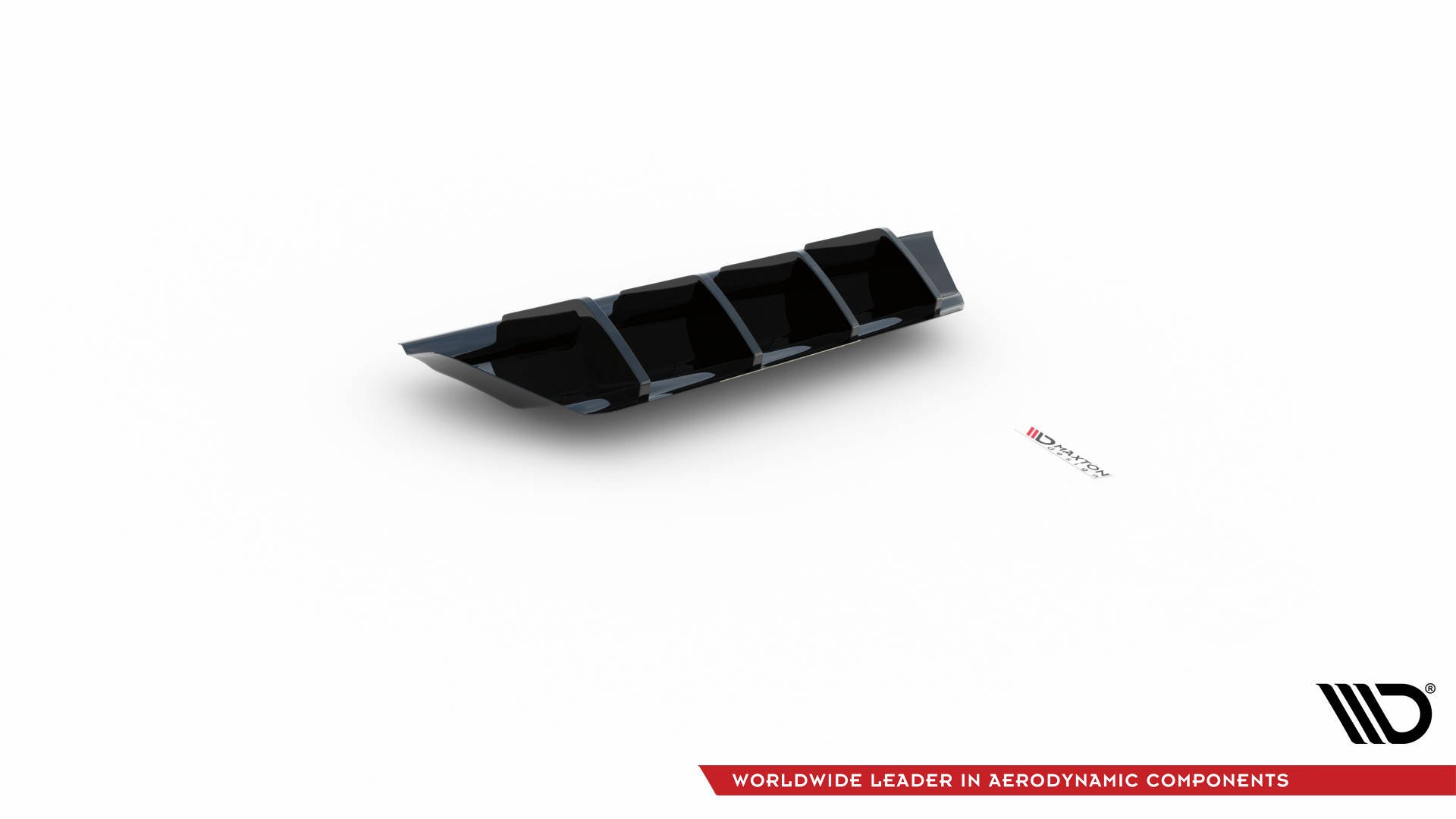 Maxton Design Diffusor Heck Ansatz für Seat Leon FR ST Mk4 schwarz Hochglanz
