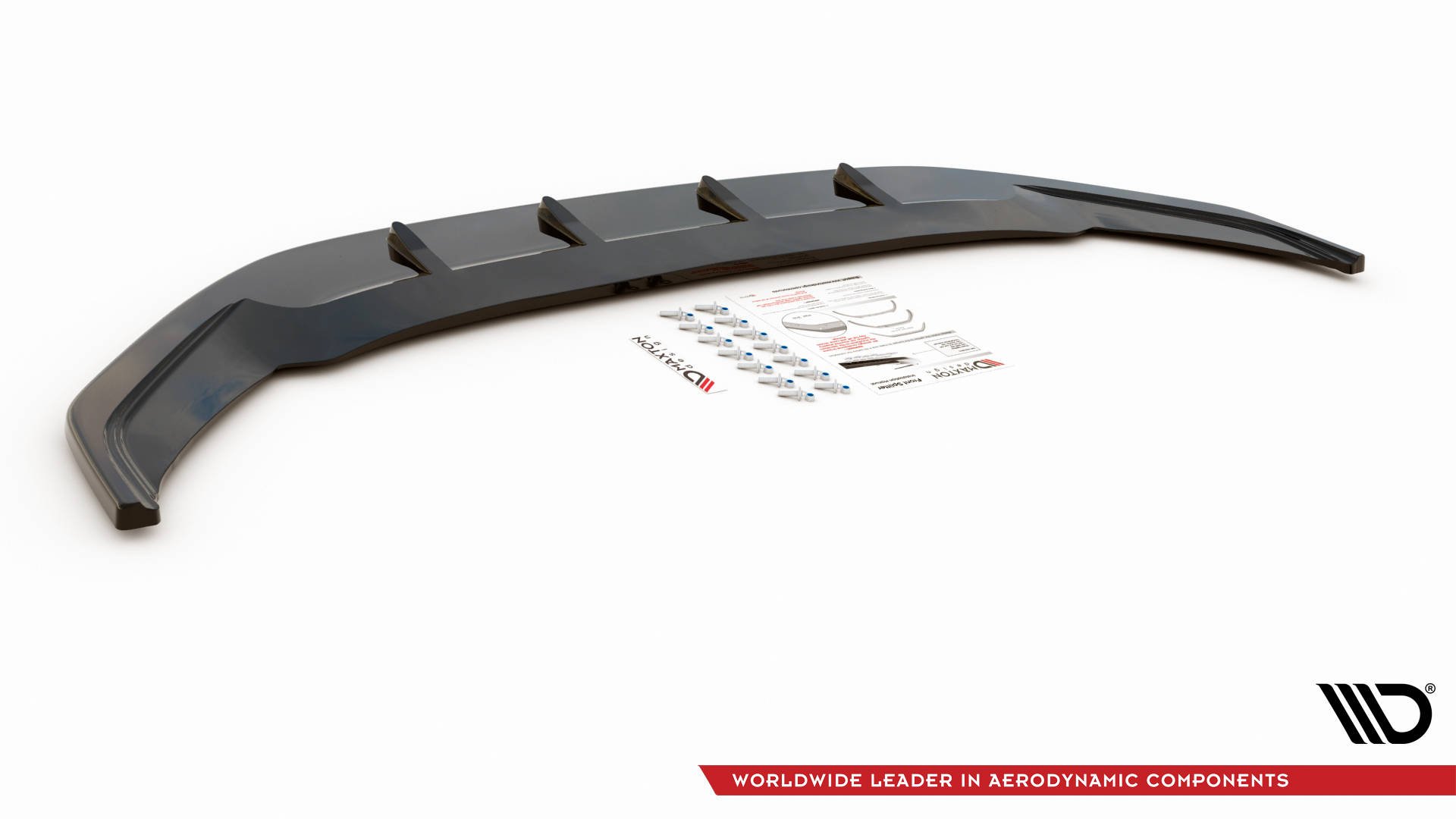 Maxton Design Front Ansatz V.2 für Volkswagen Arteon R-Line Facelift schwarz Hochglanz