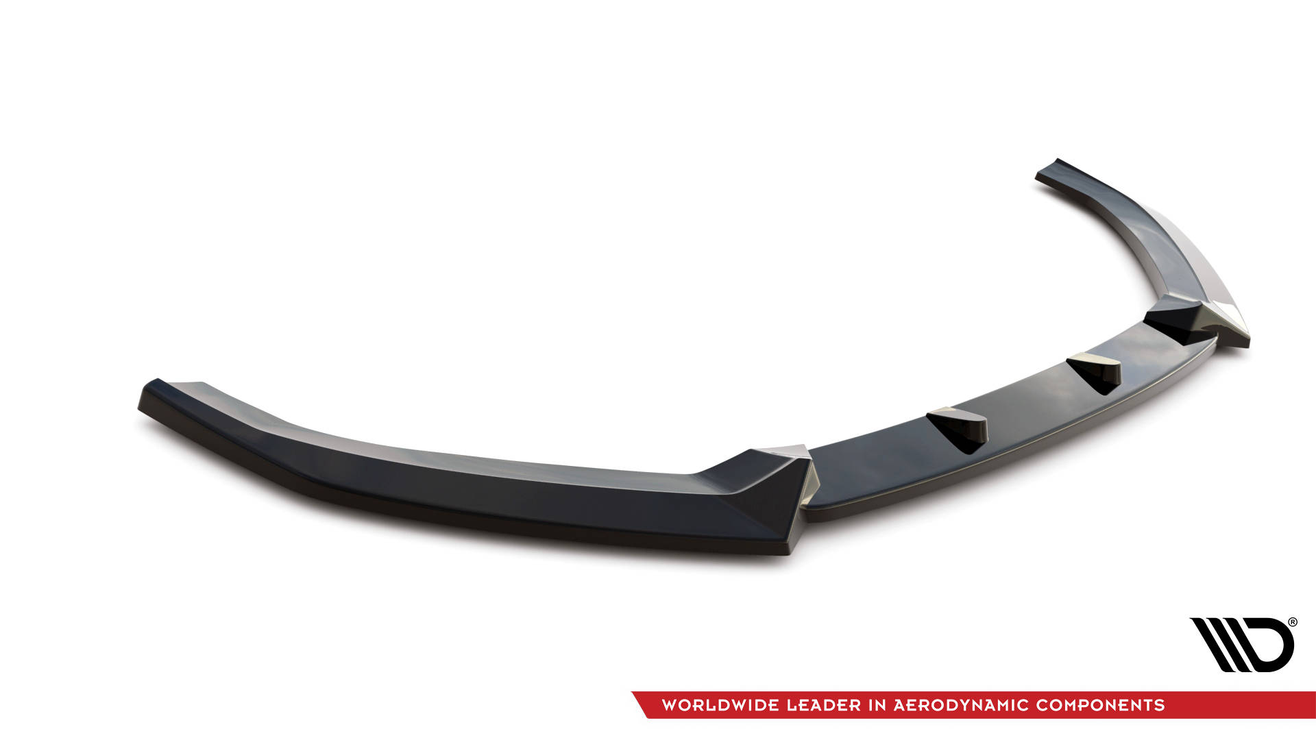 Maxton Design Front Ansatz V.1 für Audi S3 / A3 S-Line Sportback 8V Facelift schwarz Hochglanz